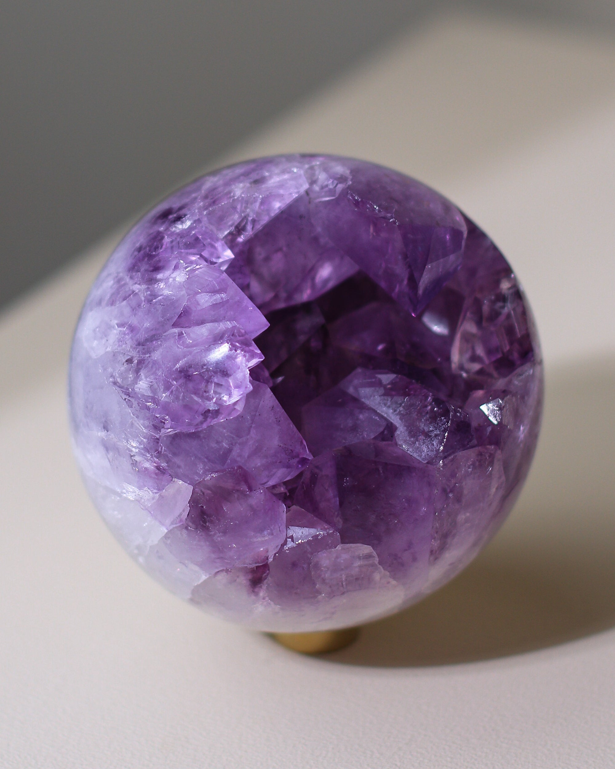 Amethyst Kugel, Einzelstück