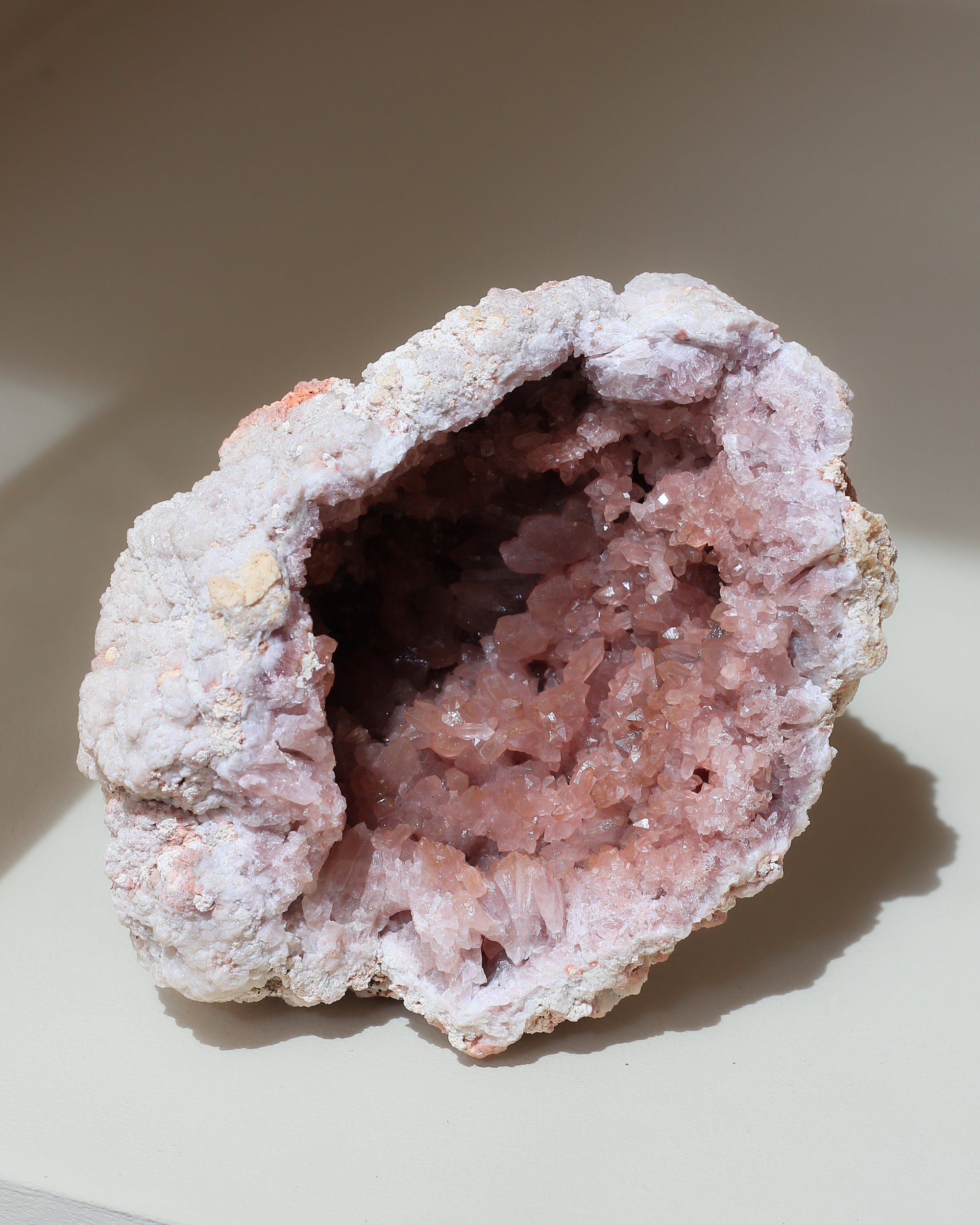 Pink Amethyst Geode, Einzelstück