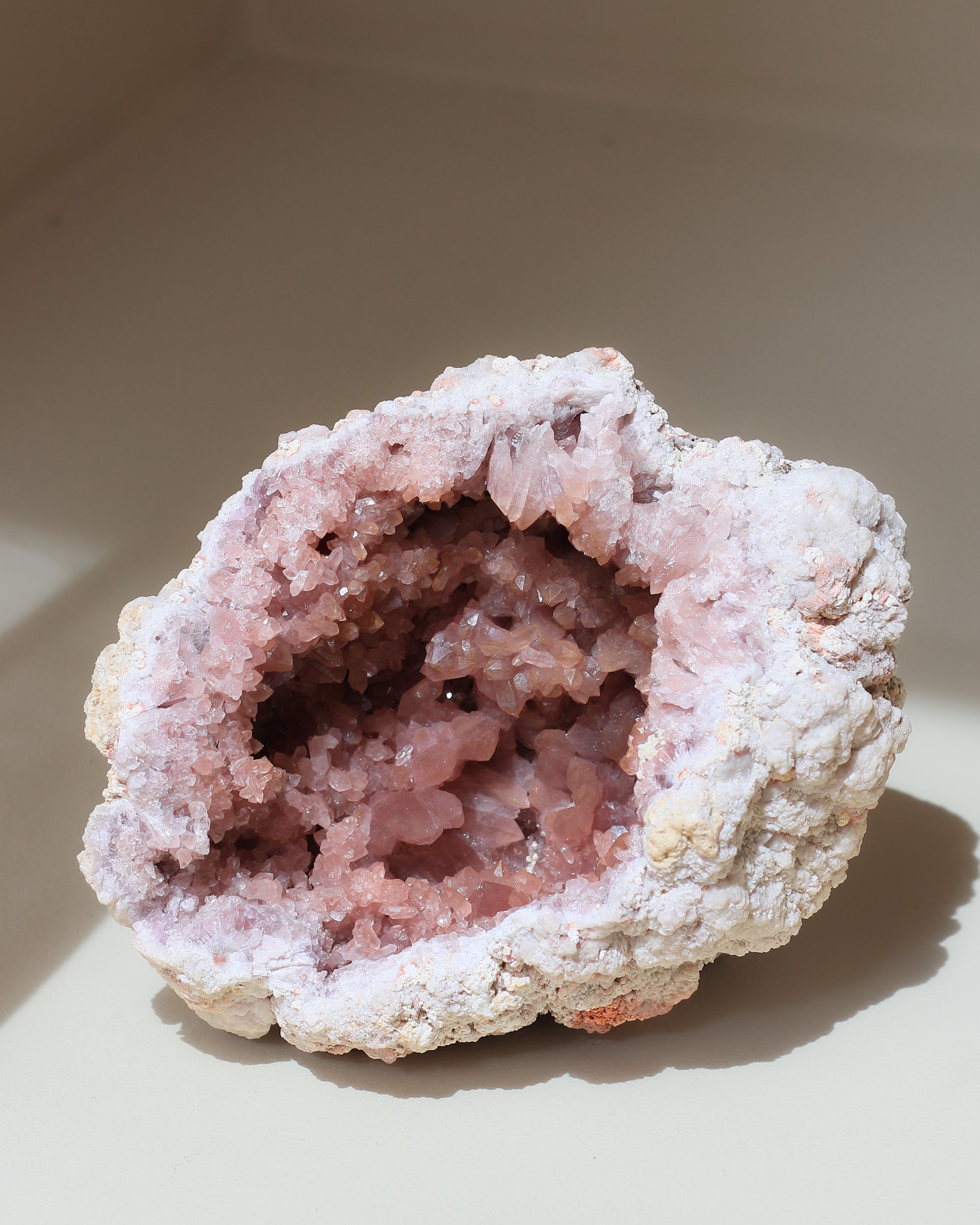 Pink Amethyst Geode, Einzelstück