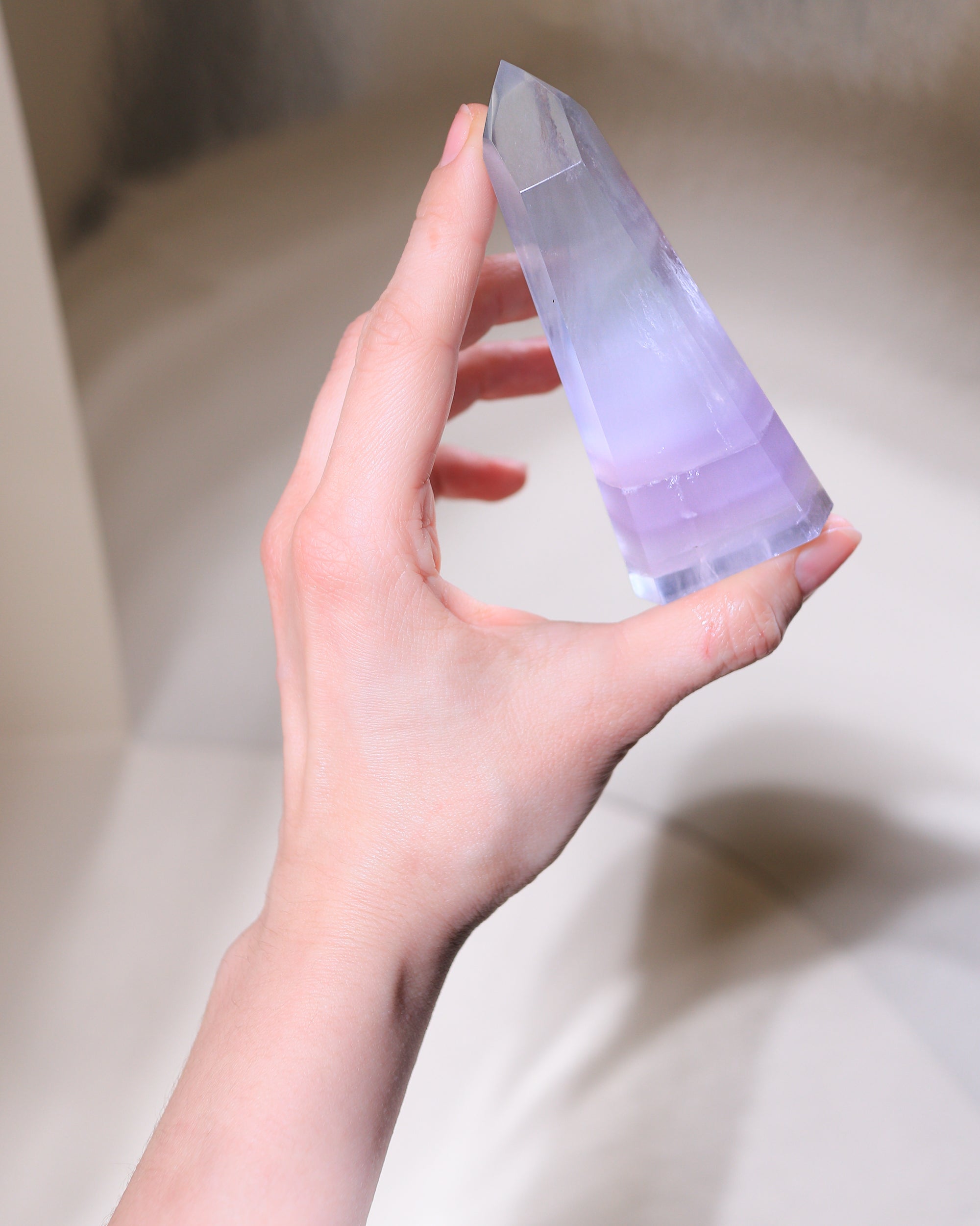 Lavendel Fluorit, Einzelstück