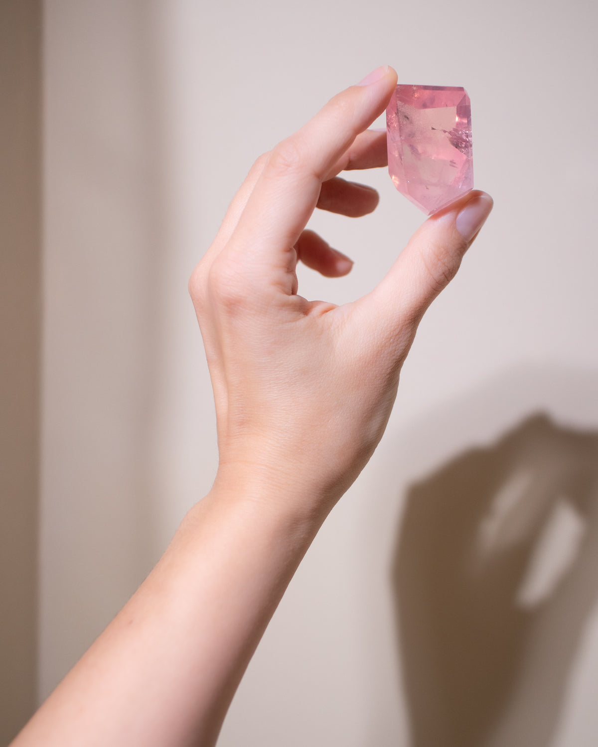 Rosenquarz ("Dream Rose Quartz"), Einzelstück