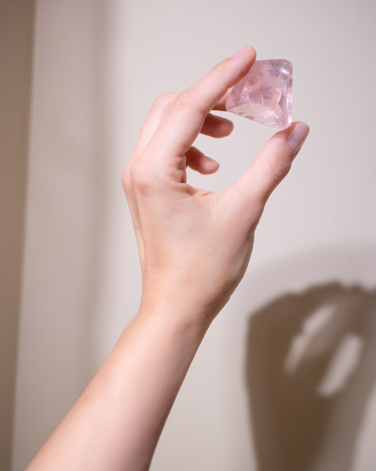 Rosenquarz ("Dream Rose Quartz"), Einzelstück