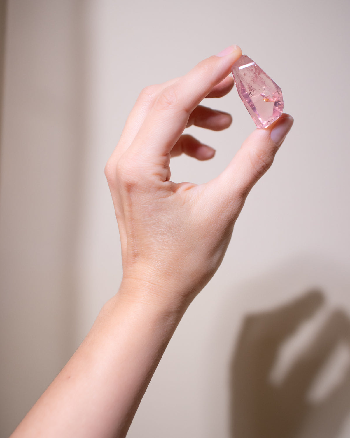 Rosenquarz ("Dream Rose Quartz"), Einzelstück