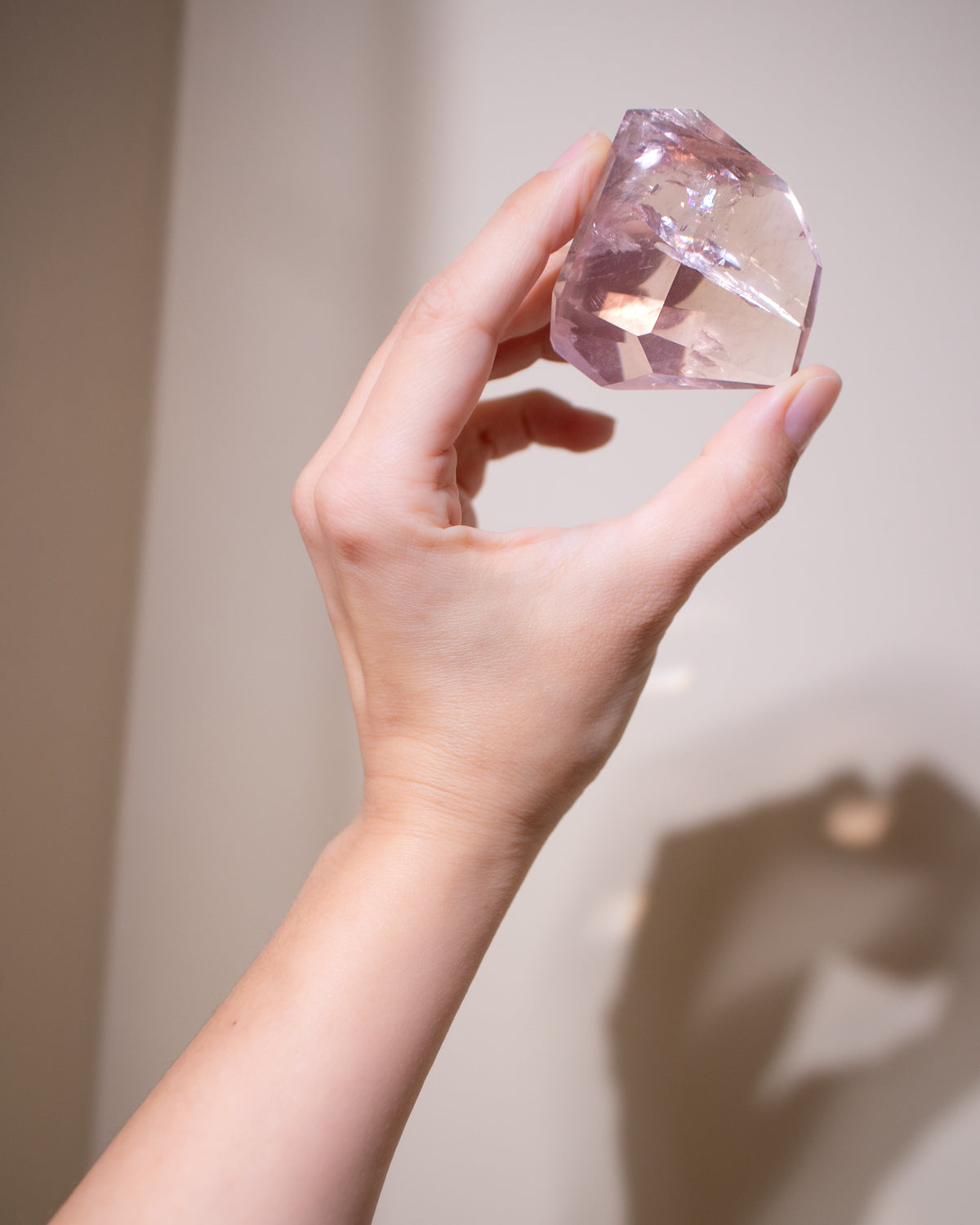 Rosenquarz ("Dream Rose Quartz"), Einzelstück