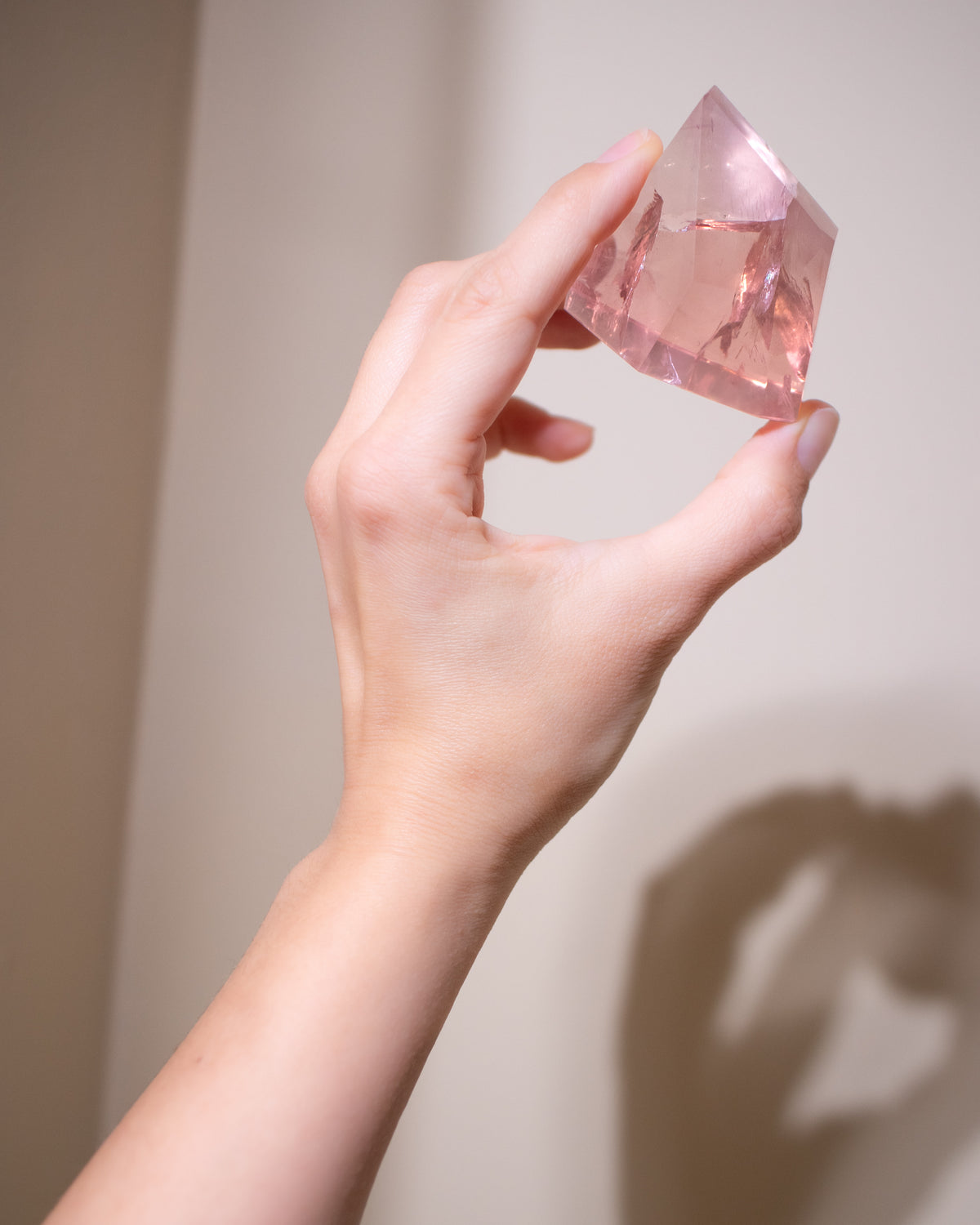 Rosenquarz ("Dream Rose Quartz"), Einzelstück