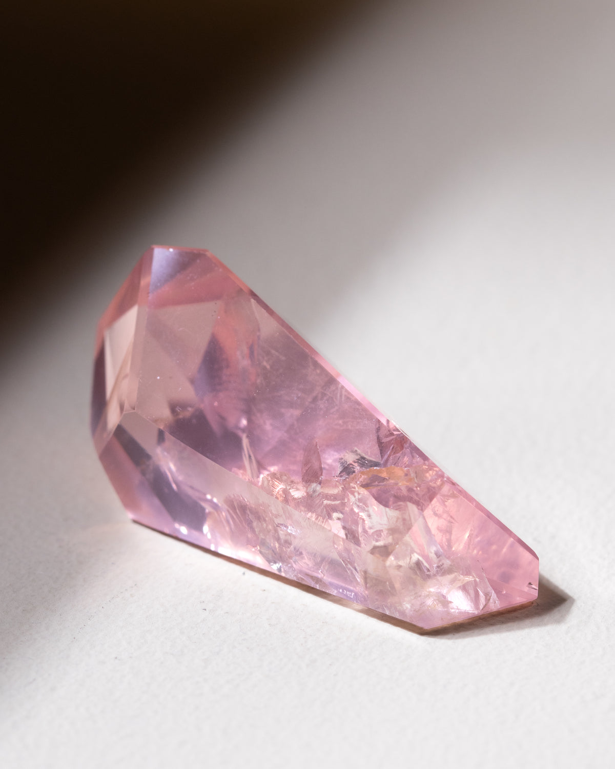 Rosenquarz ("Dream Rose Quartz"), Einzelstück