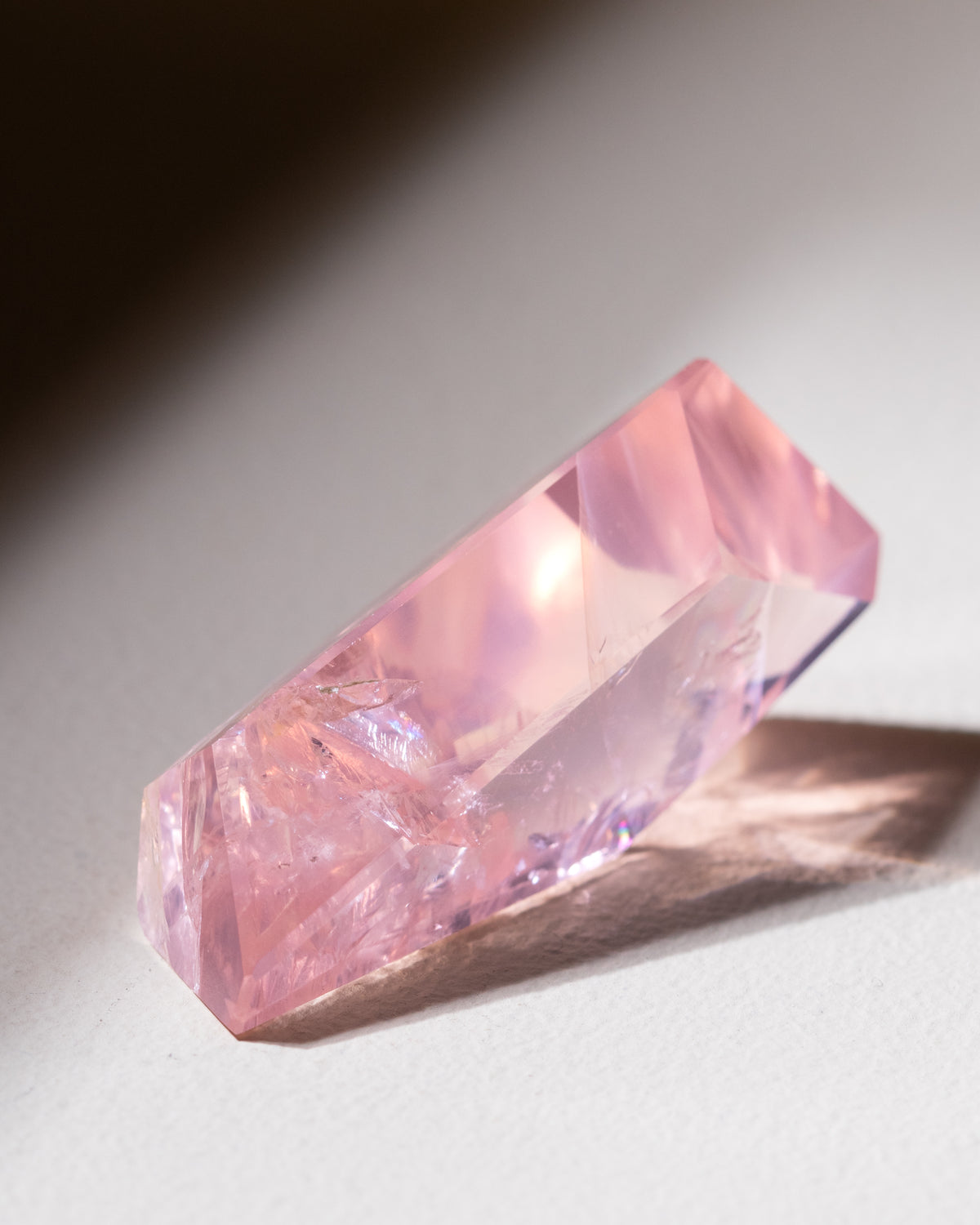 Rosenquarz ("Dream Rose Quartz"), Einzelstück