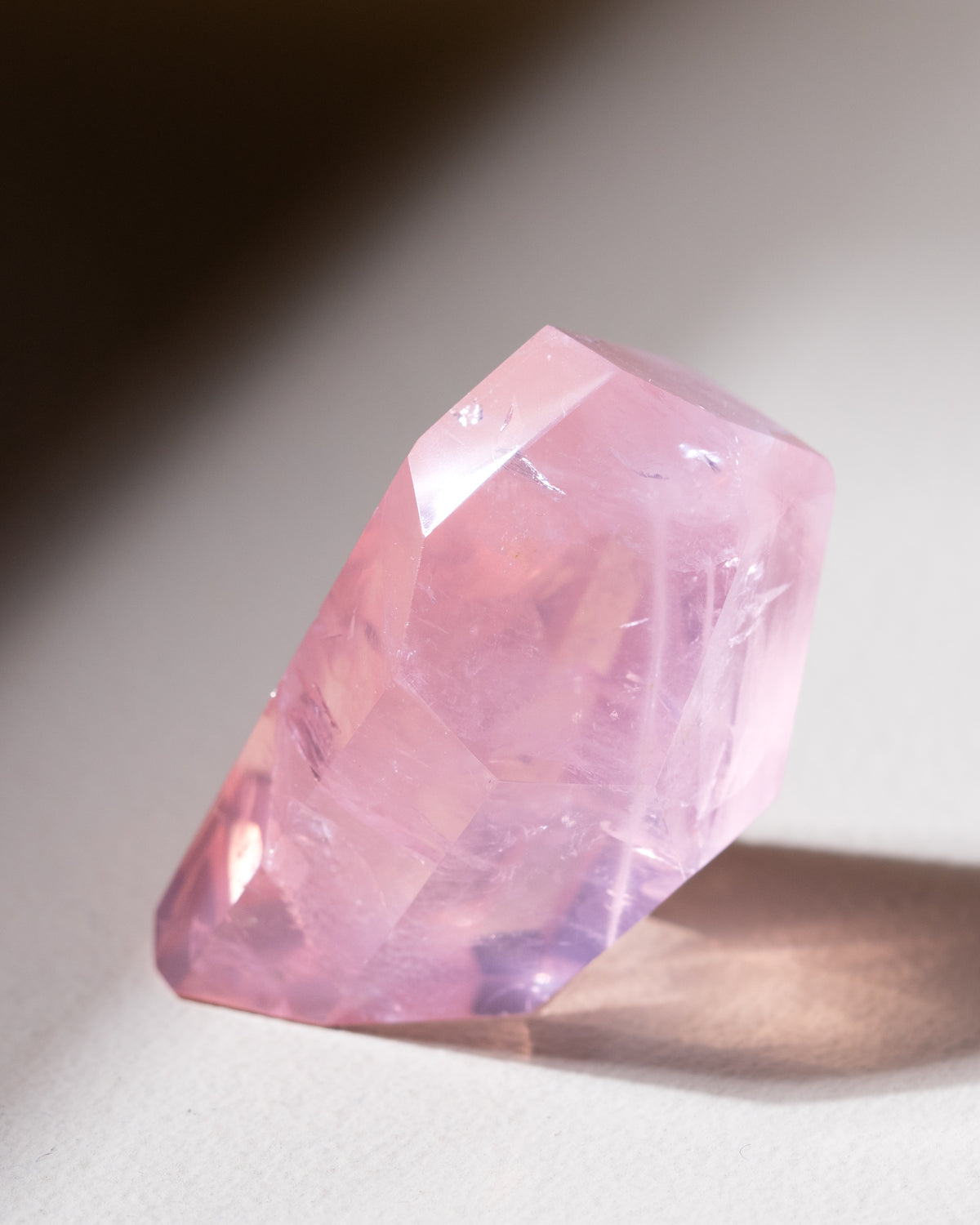 Rosenquarz ("Dream Rose Quartz"), Einzelstück