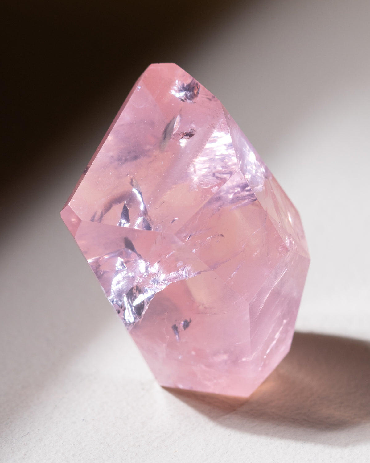 Rosenquarz ("Dream Rose Quartz"), Einzelstück