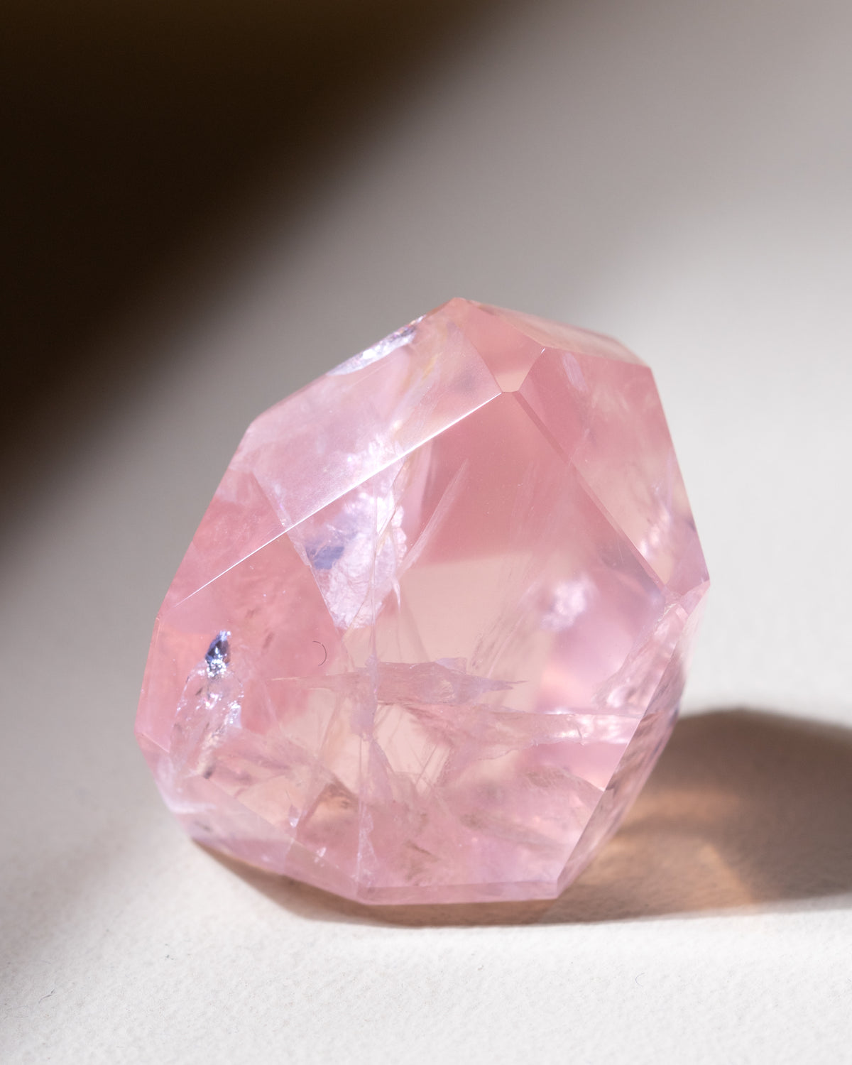 Rosenquarz ("Dream Rose Quartz"), Einzelstück
