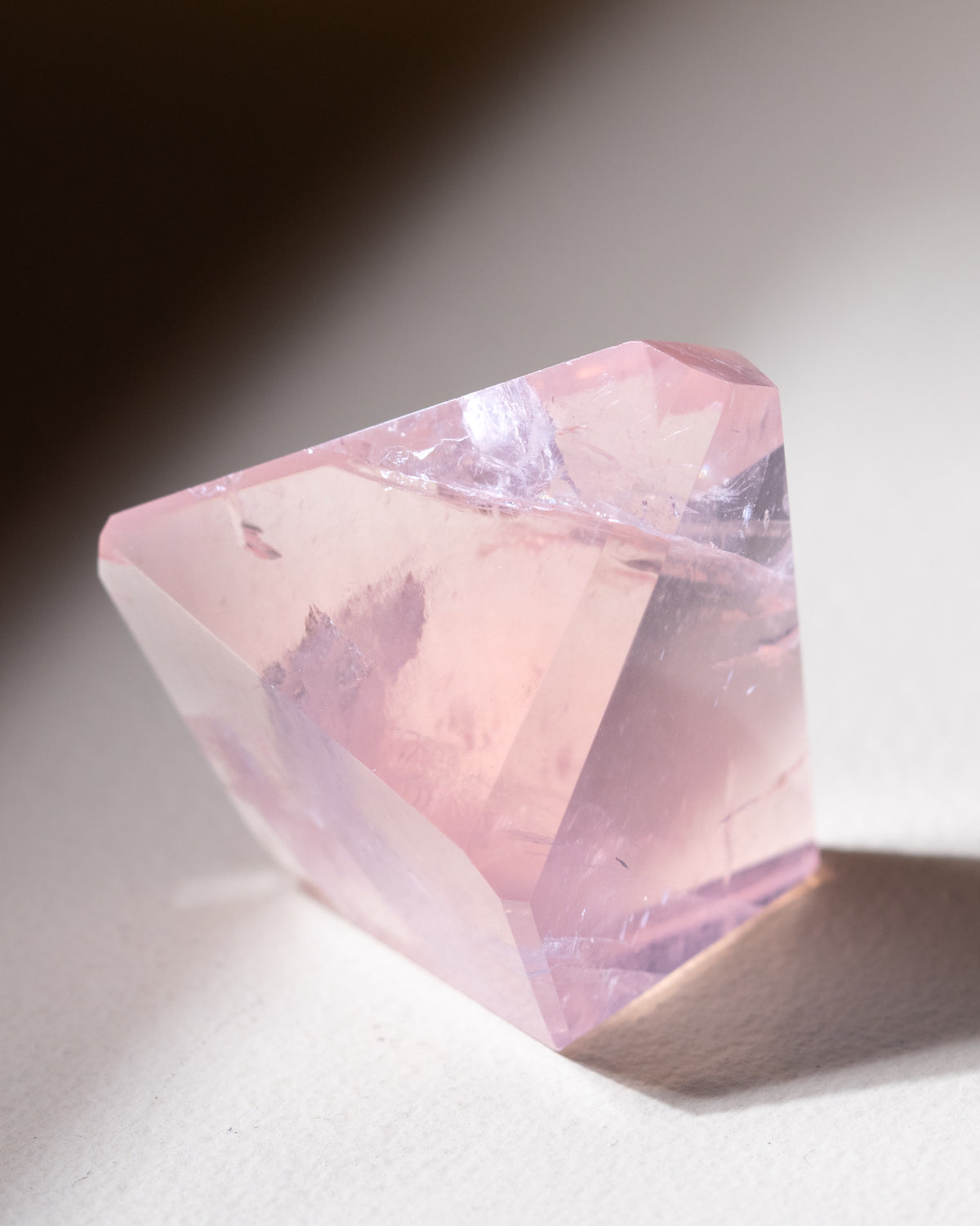 Rosenquarz ("Dream Rose Quartz"), Einzelstück