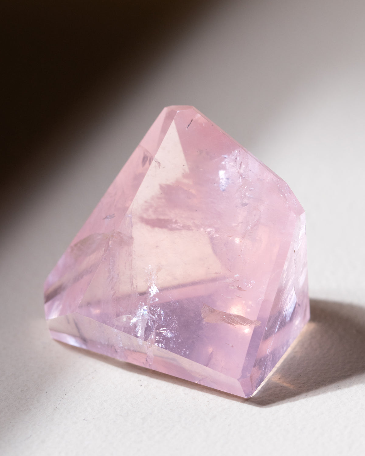 Rosenquarz ("Dream Rose Quartz"), Einzelstück