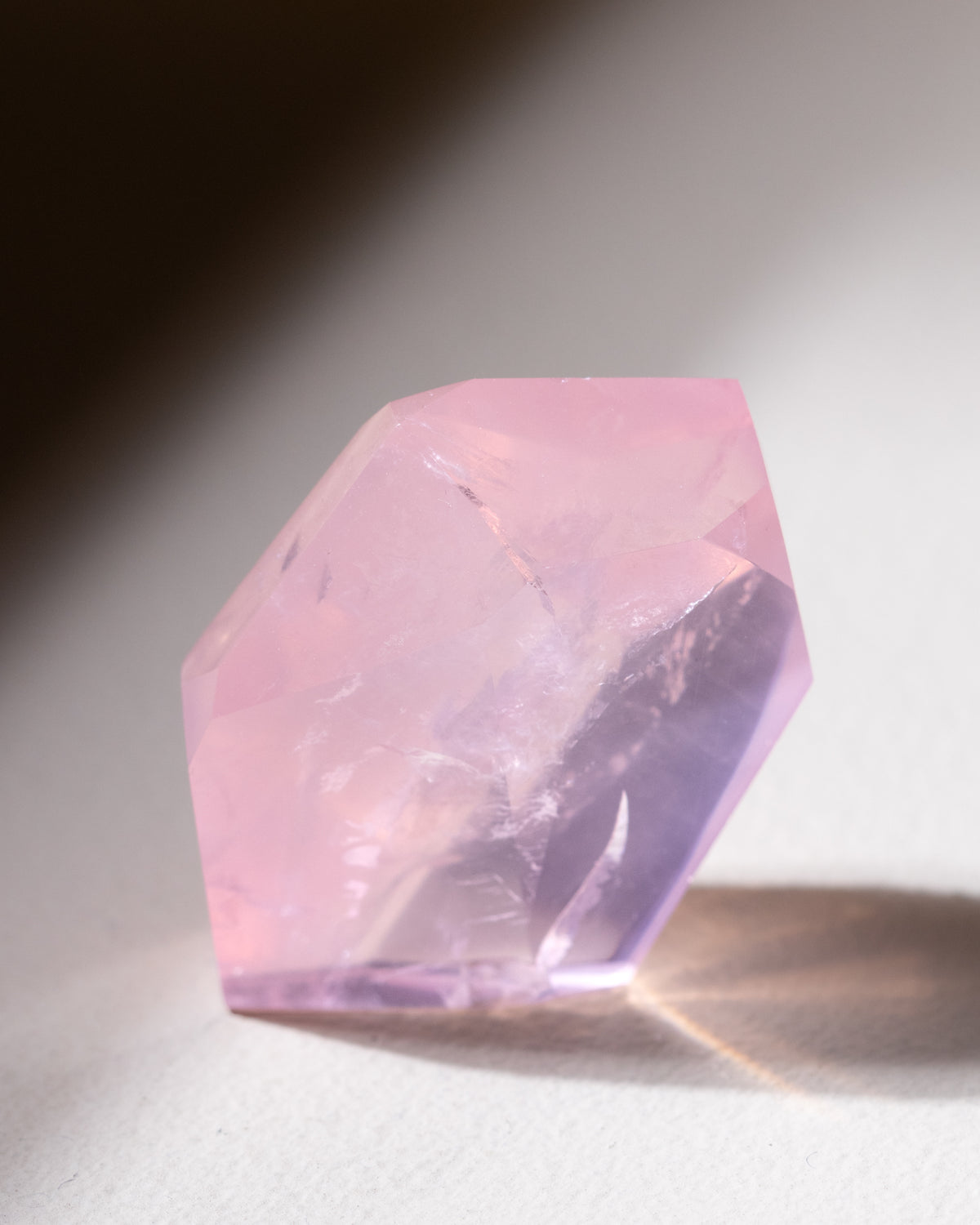 Rosenquarz ("Dream Rose Quartz"), Einzelstück