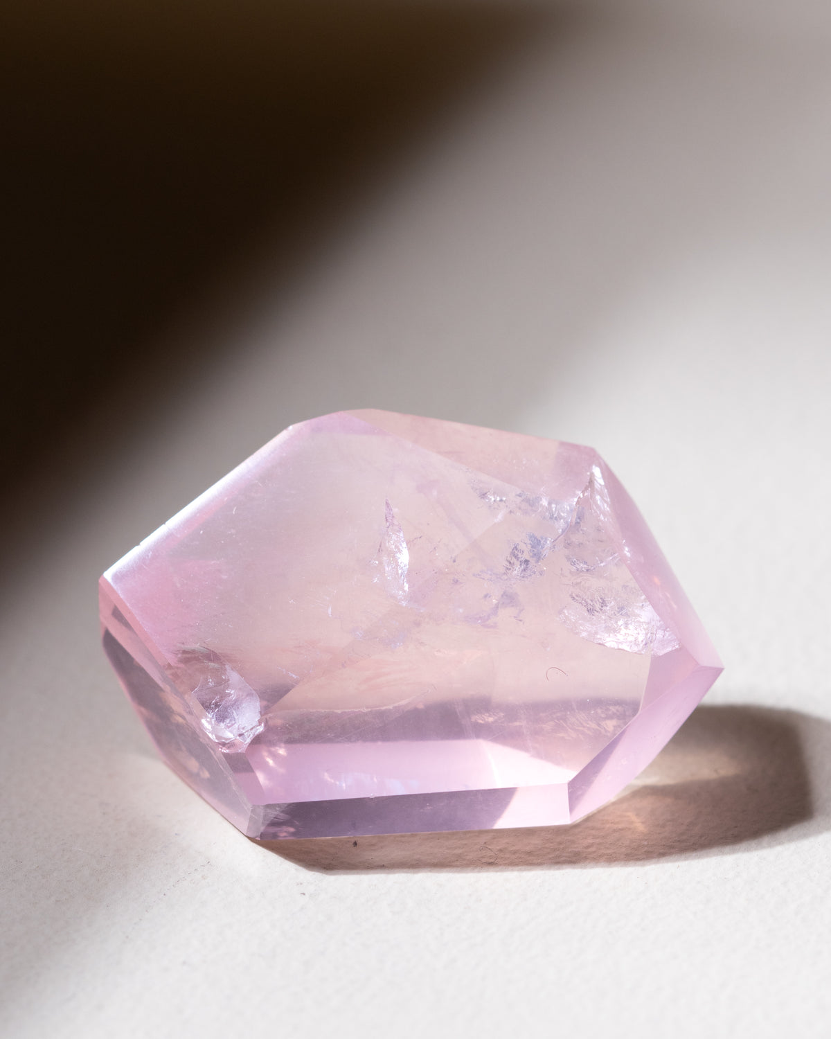 Rosenquarz ("Dream Rose Quartz"), Einzelstück