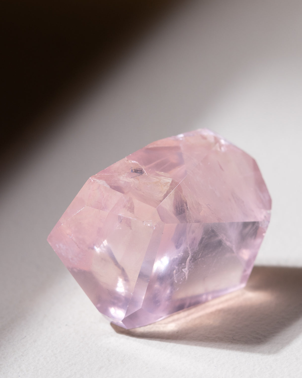 Rosenquarz ("Dream Rose Quartz"), Einzelstück