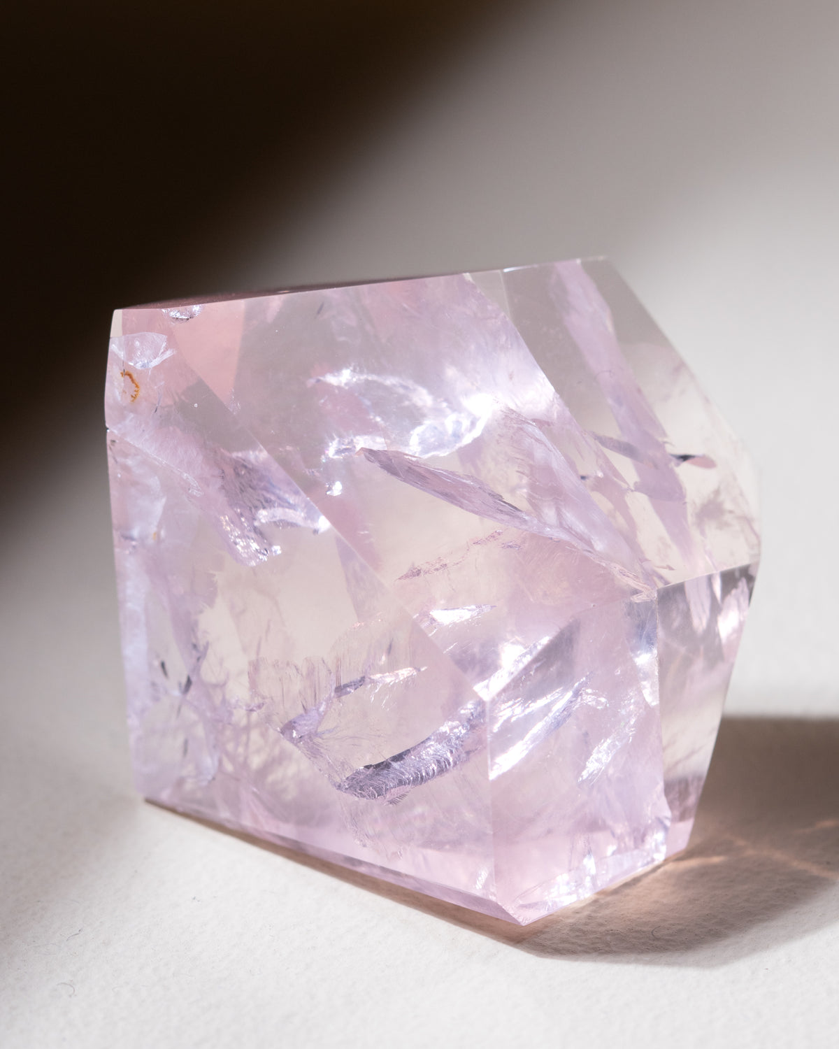 Rosenquarz ("Dream Rose Quartz"), Einzelstück