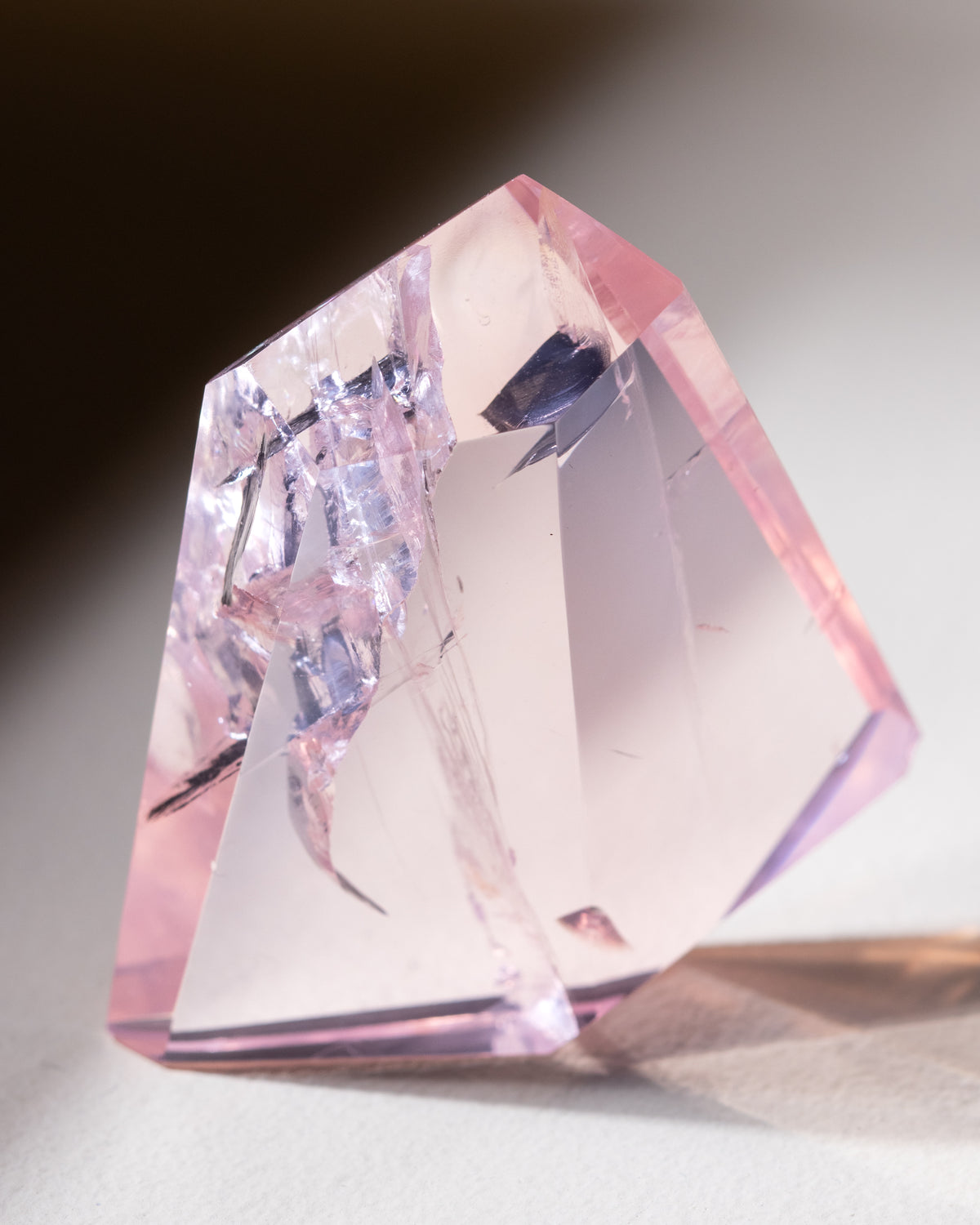 Rosenquarz ("Dream Rose Quartz"), Einzelstück