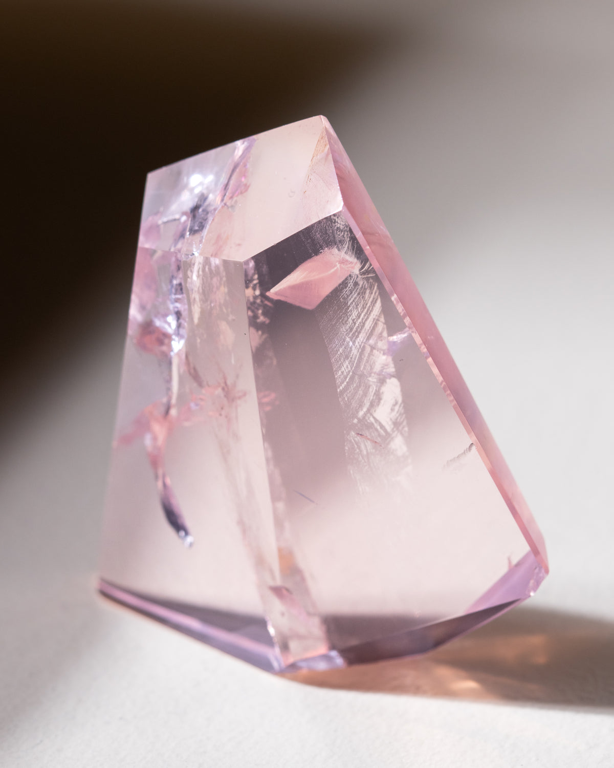 Rosenquarz ("Dream Rose Quartz"), Einzelstück