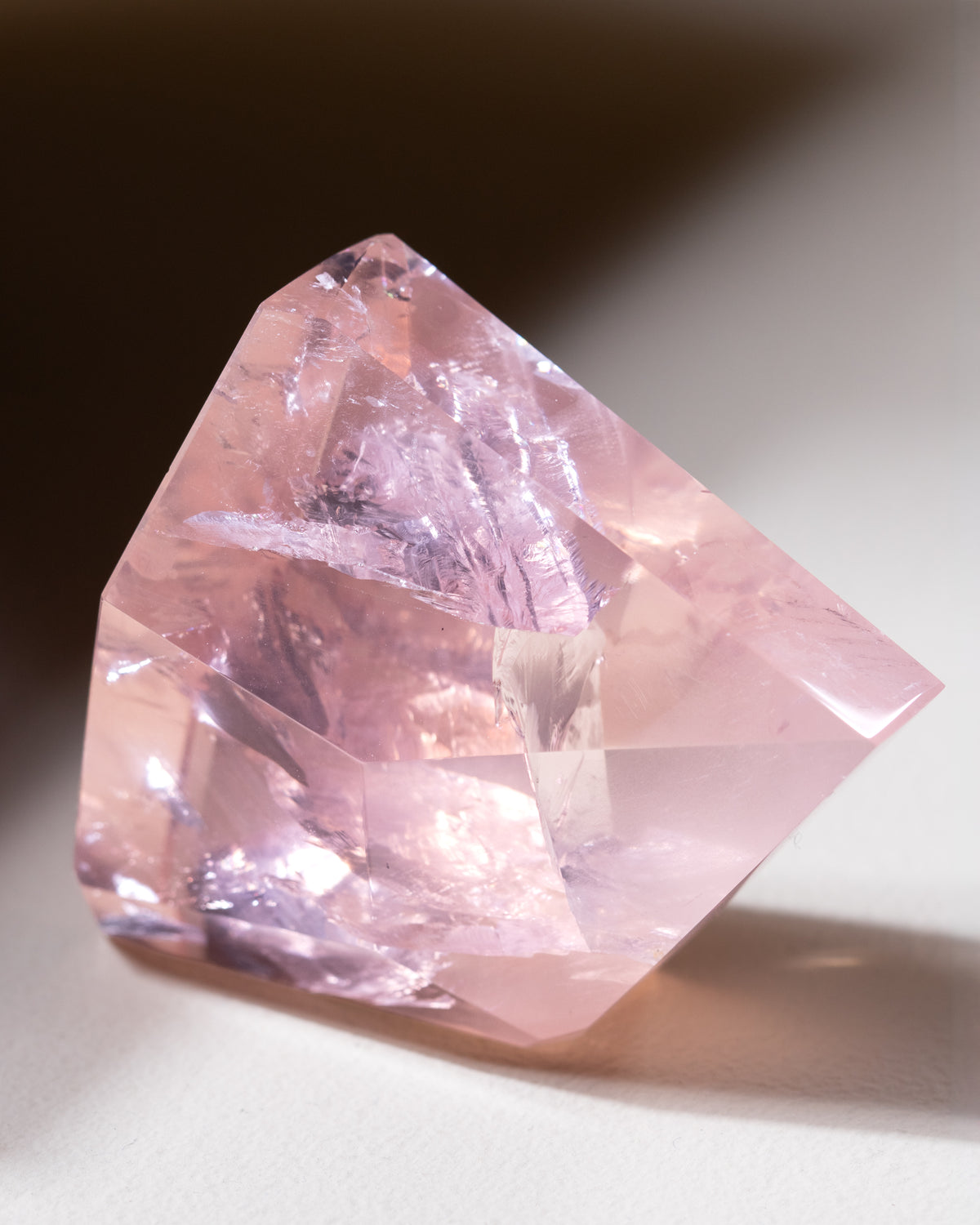 Rosenquarz ("Dream Rose Quartz"), Einzelstück