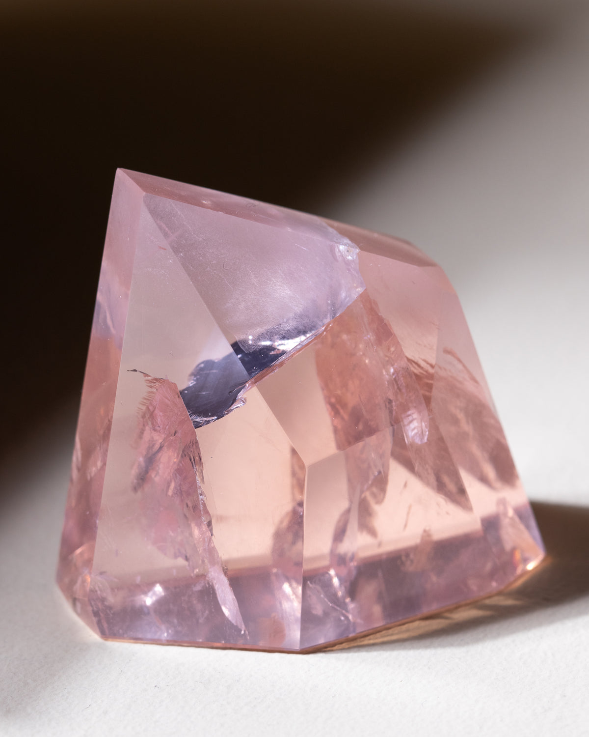 Rosenquarz ("Dream Rose Quartz"), Einzelstück