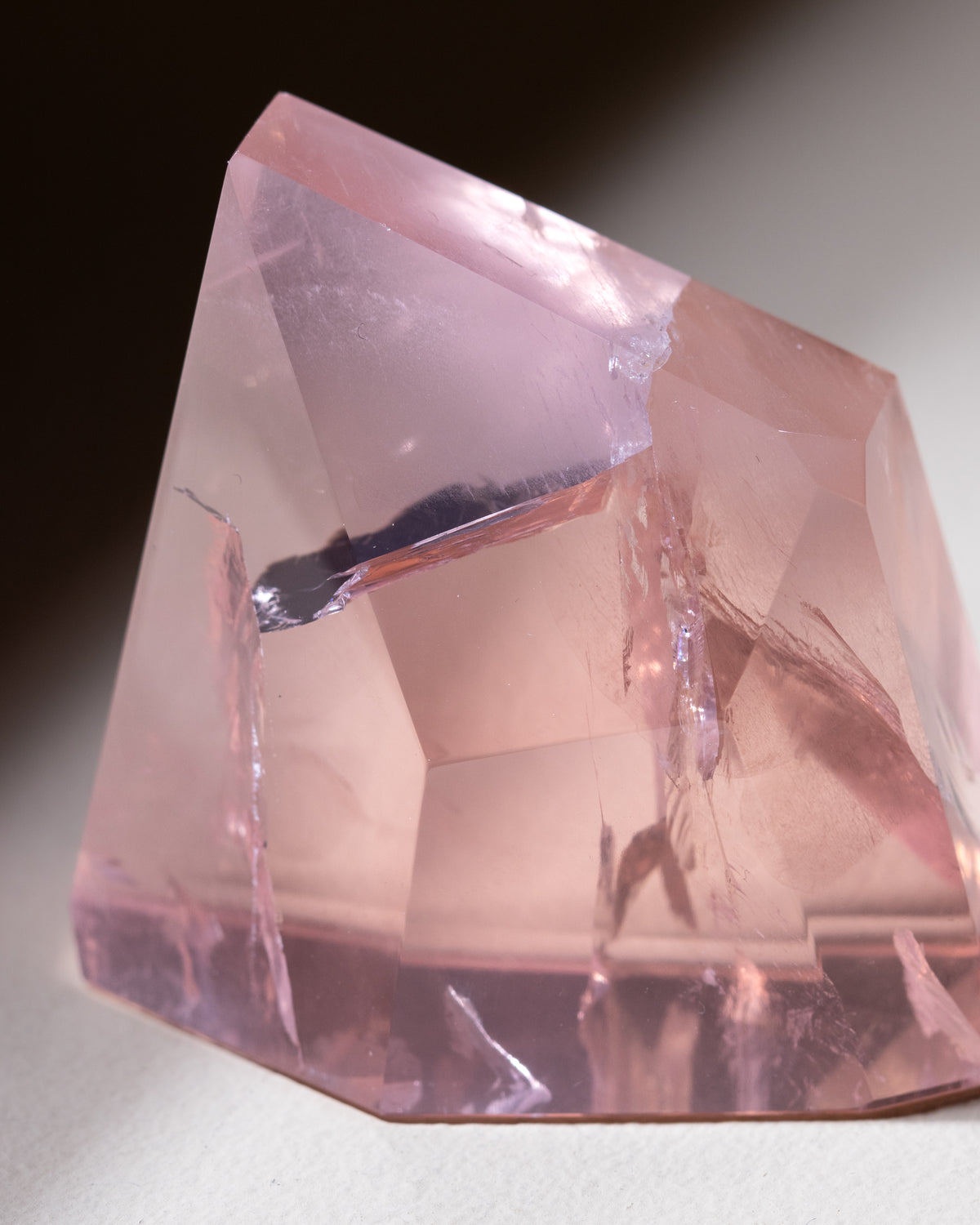 Rosenquarz ("Dream Rose Quartz"), Einzelstück