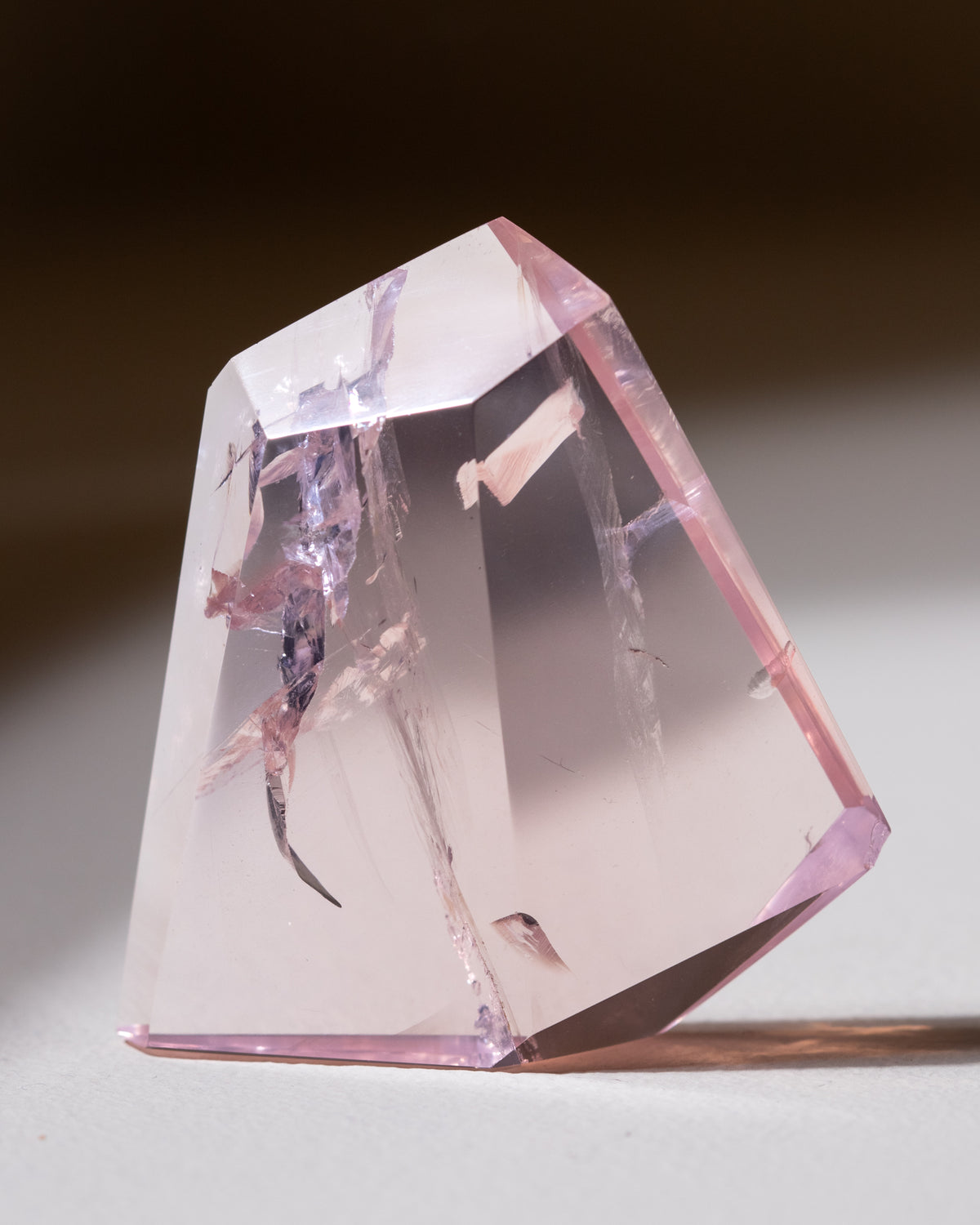 Rosenquarz ("Dream Rose Quartz"), Einzelstück
