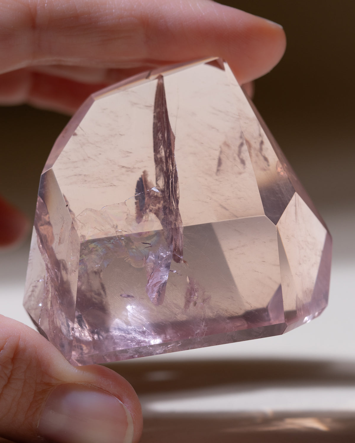 Rosenquarz ("Dream Rose Quartz"), Einzelstück