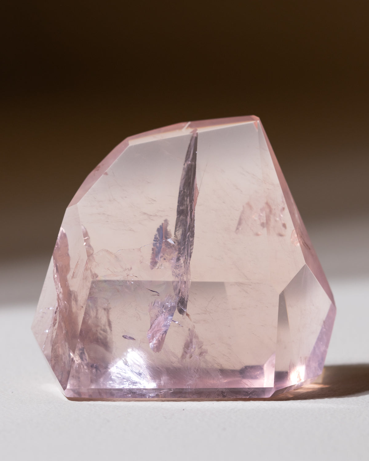 Rosenquarz ("Dream Rose Quartz"), Einzelstück