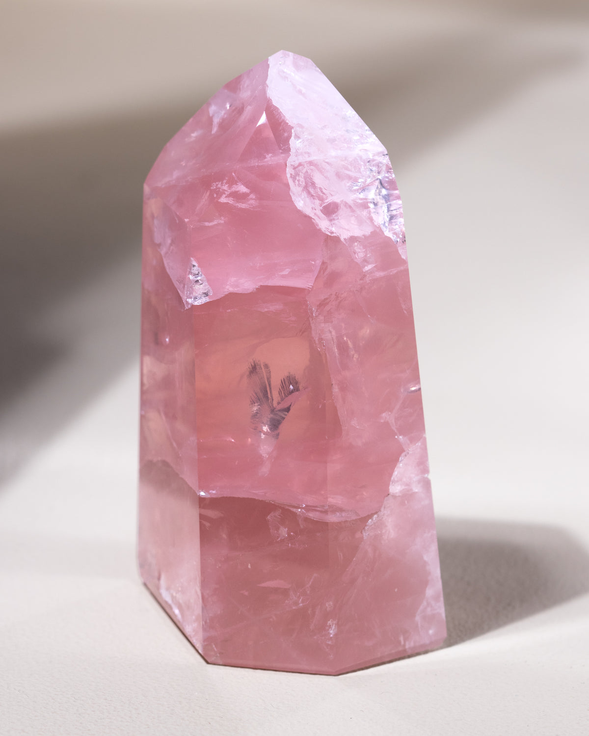 Rosenquarz ("Dream Rose Quartz"), Einzelstück