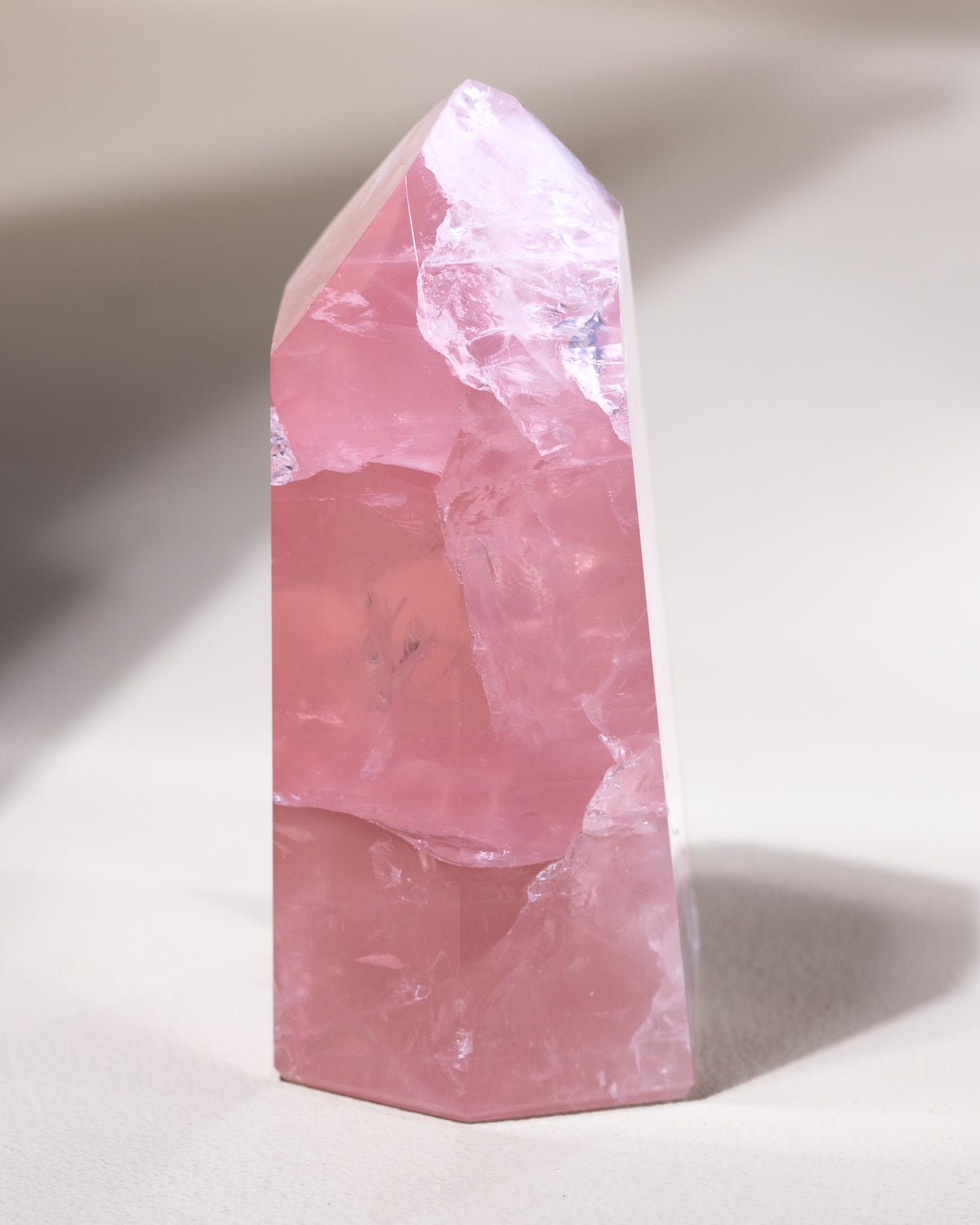 Rosenquarz ("Dream Rose Quartz"), Einzelstück