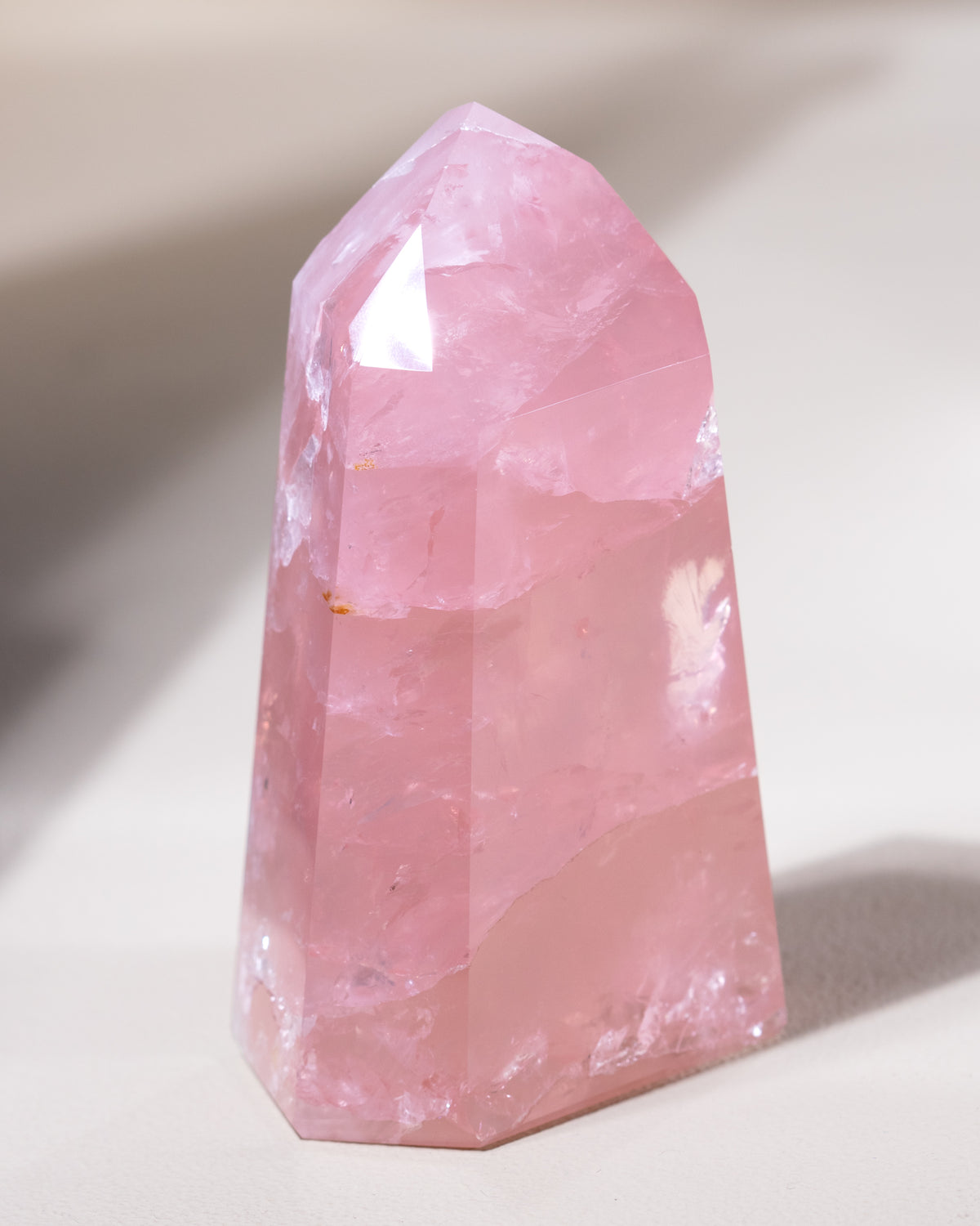 Rosenquarz ("Dream Rose Quartz"), Einzelstück