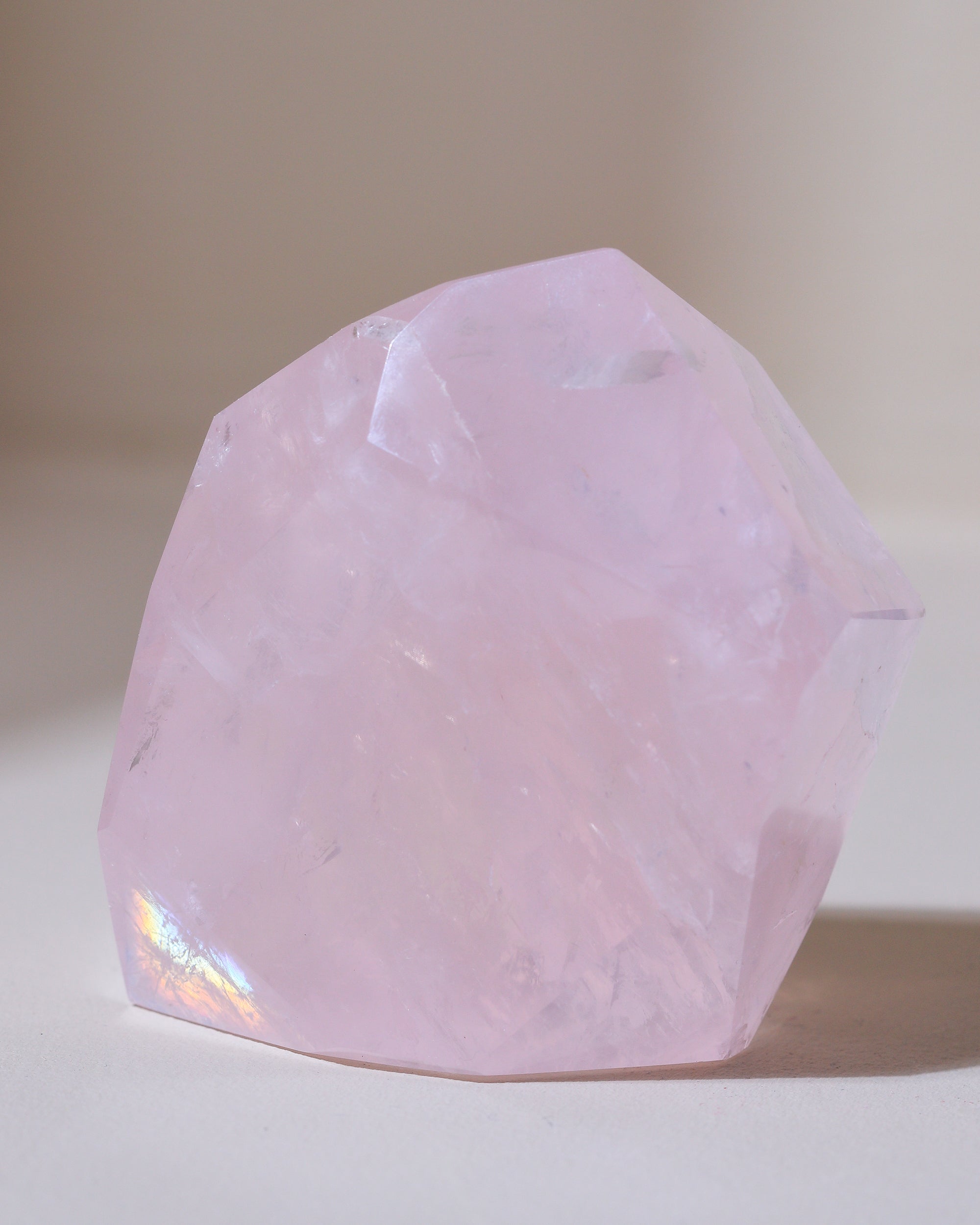 Rosenquarz Freiform ("Dream Rose Quartz"), Einzelstück