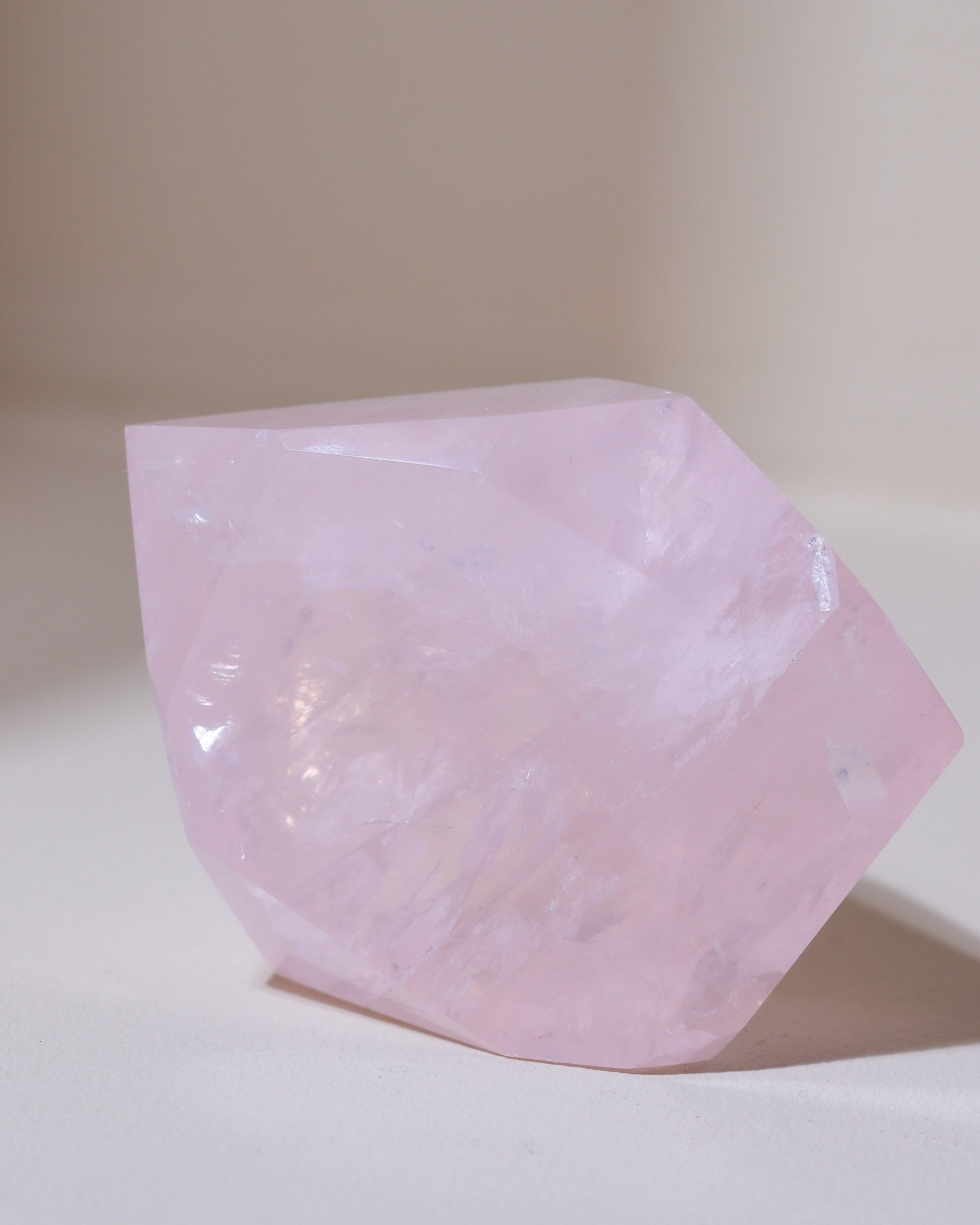 Rosenquarz Freiform ("Dream Rose Quartz"), Einzelstück