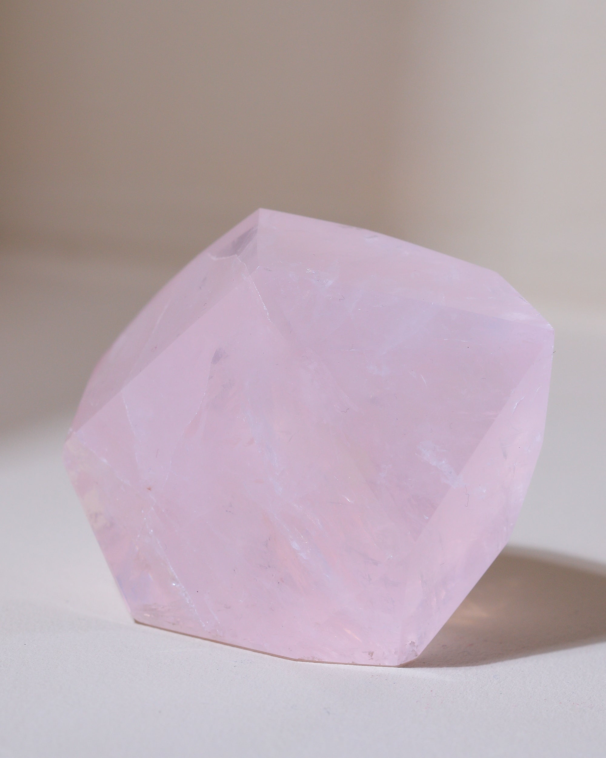 Rosenquarz Freiform ("Dream Rose Quartz"), Einzelstück