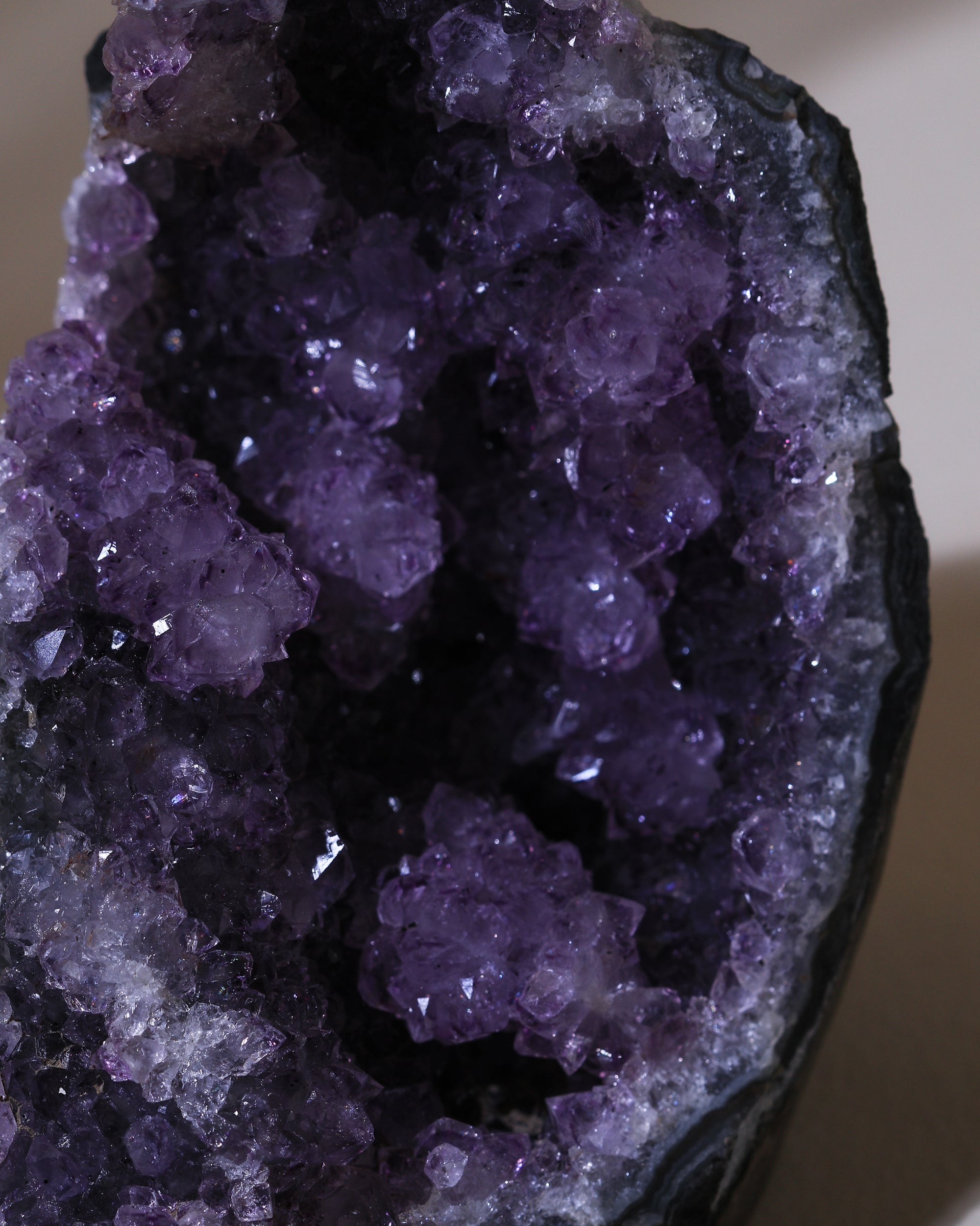 Stalaktit-Amethyst Kristall, Einzelstück