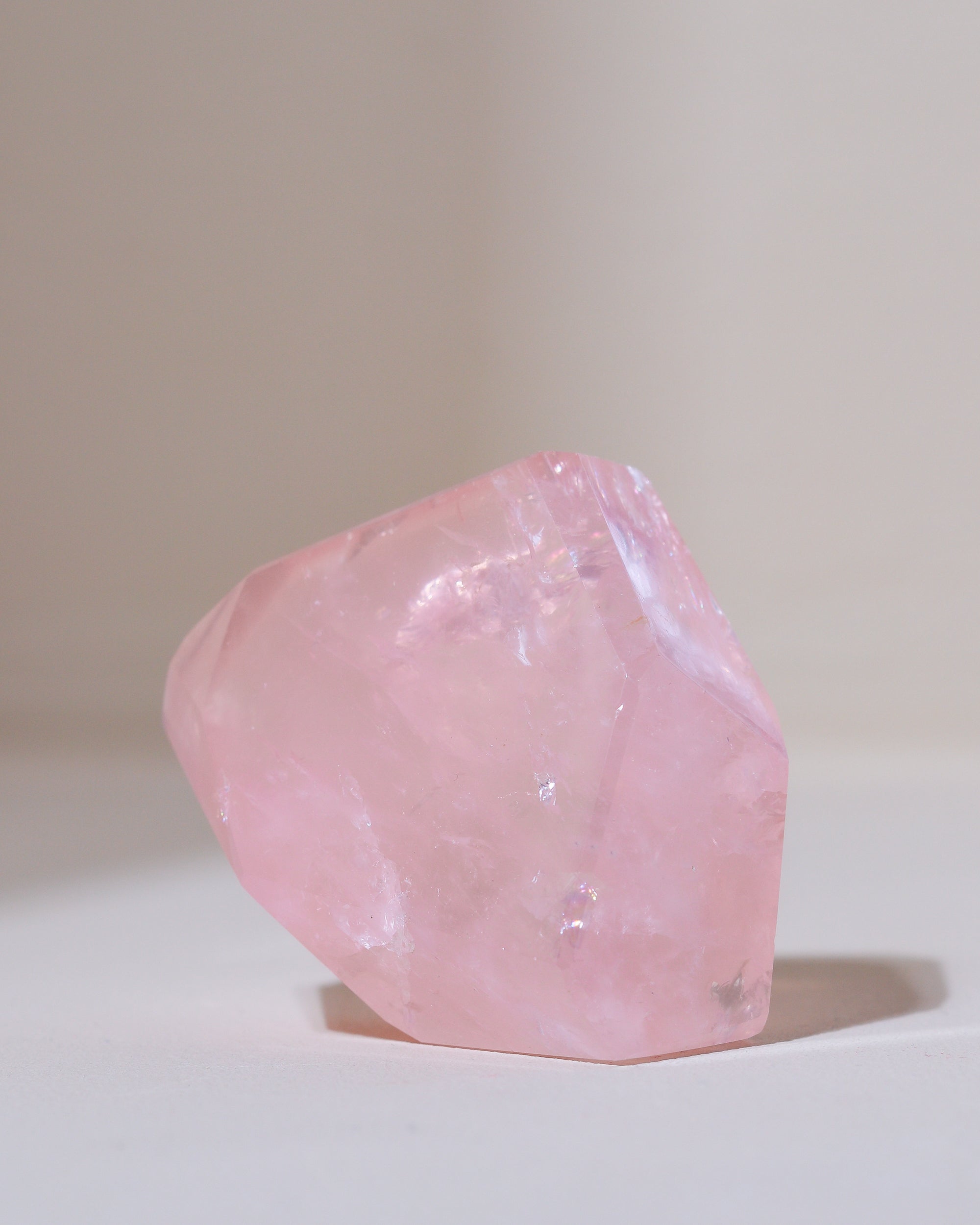 Rosenquarz Freiform ("Dream Rose Quartz"), Einzelstück