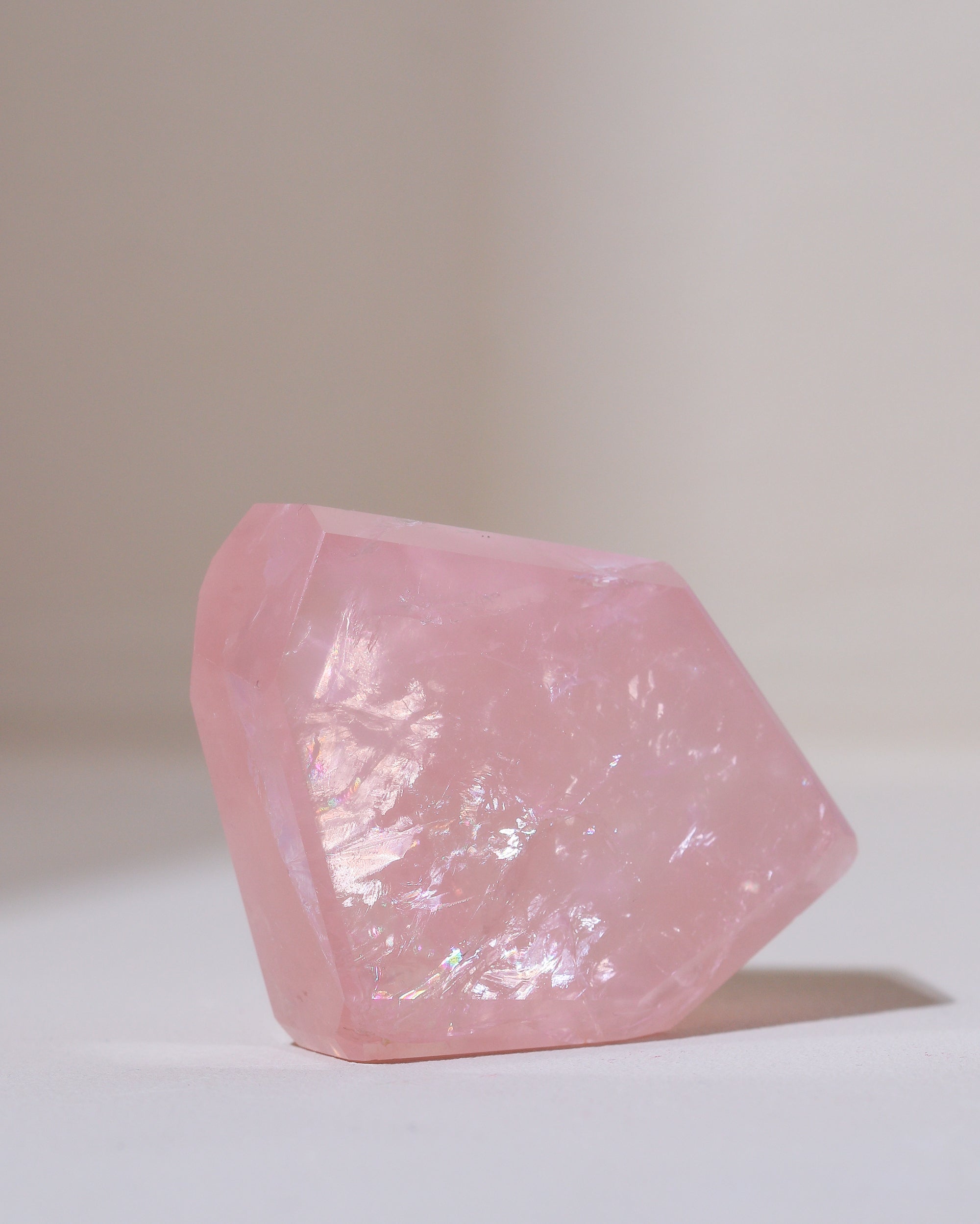 Rosenquarz Freiform ("Dream Rose Quartz"), Einzelstück