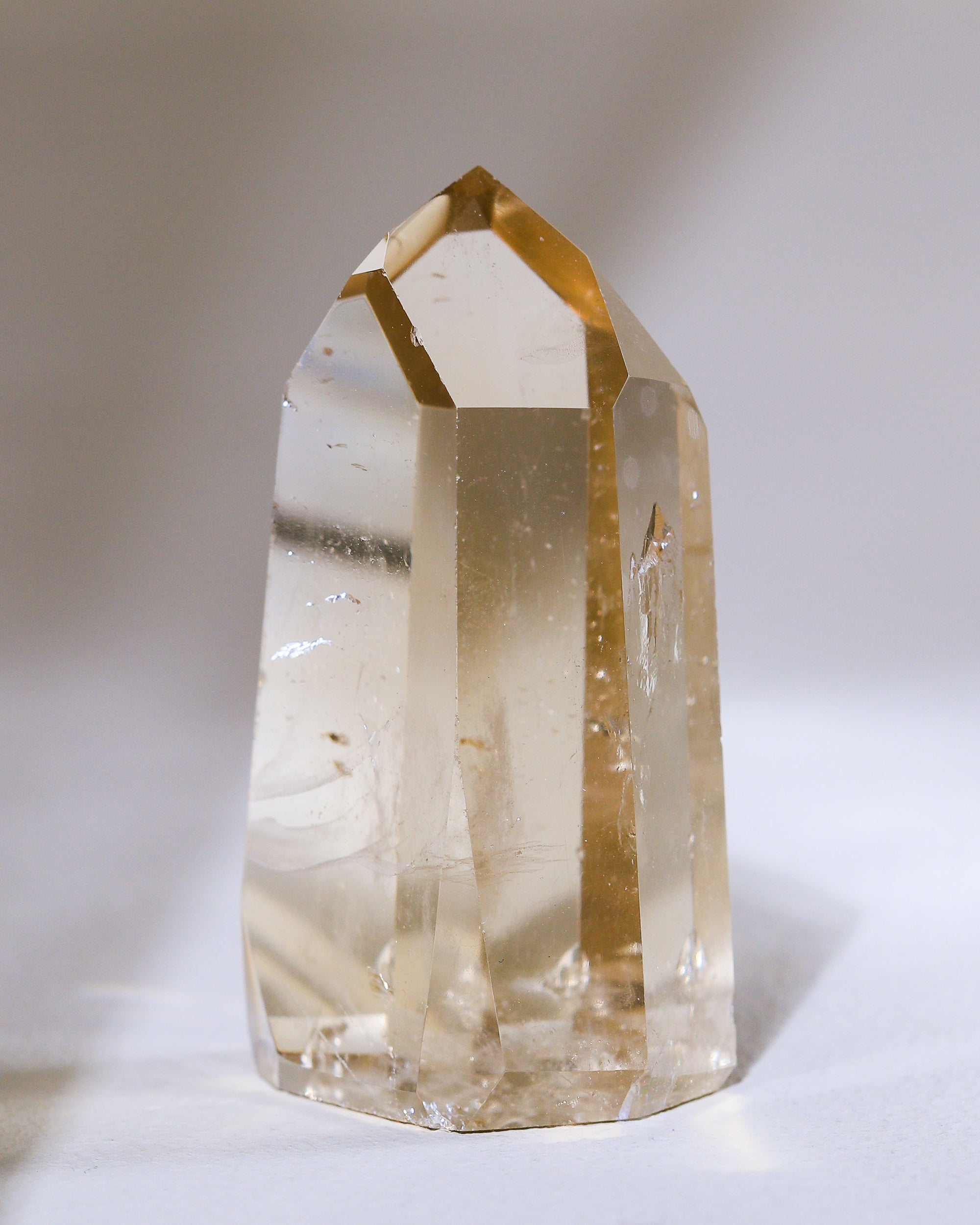 Citrin Spitze (Naturcitrin), Einzelstück