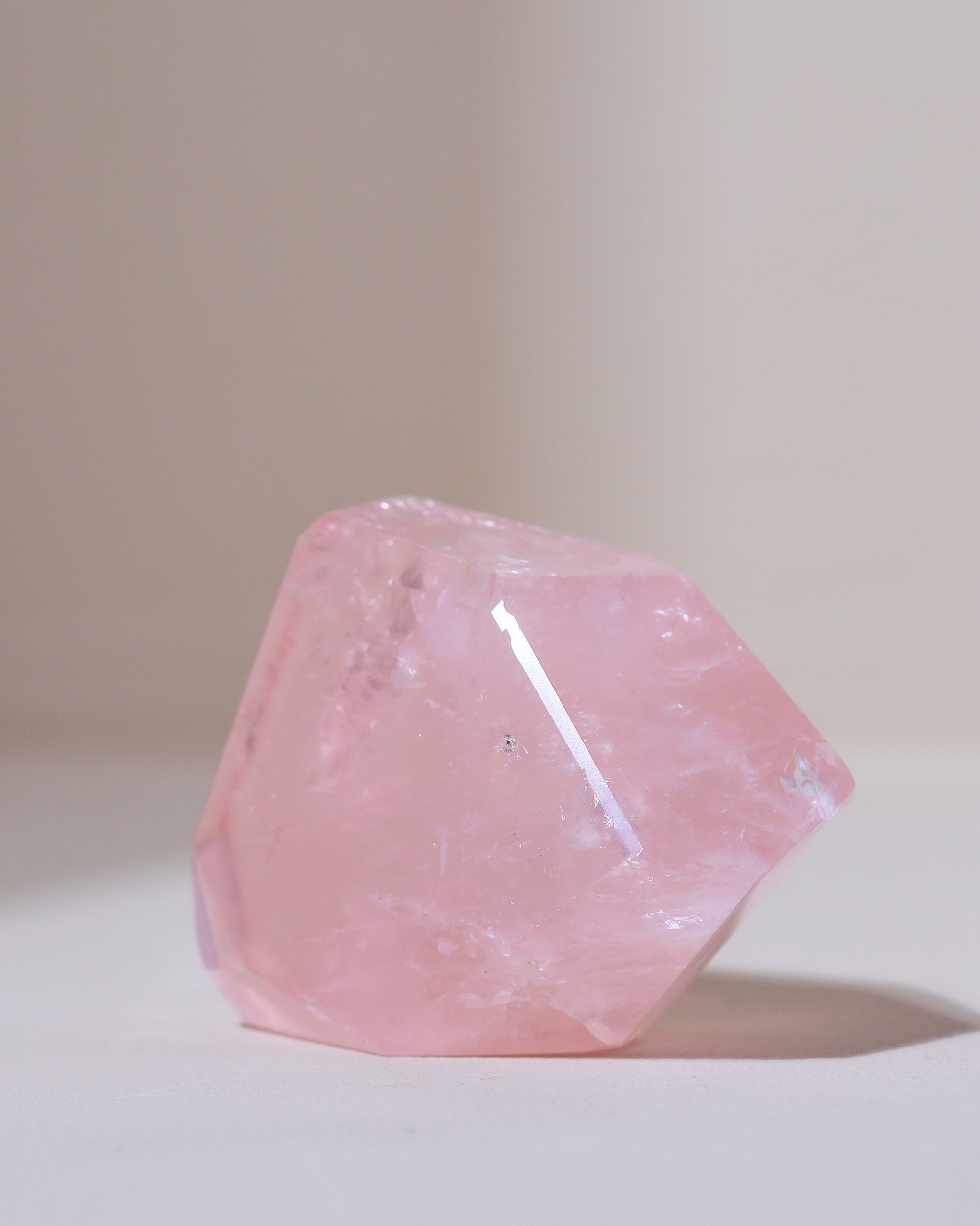 Rosenquarz Freiform ("Dream Rose Quartz"), Einzelstück