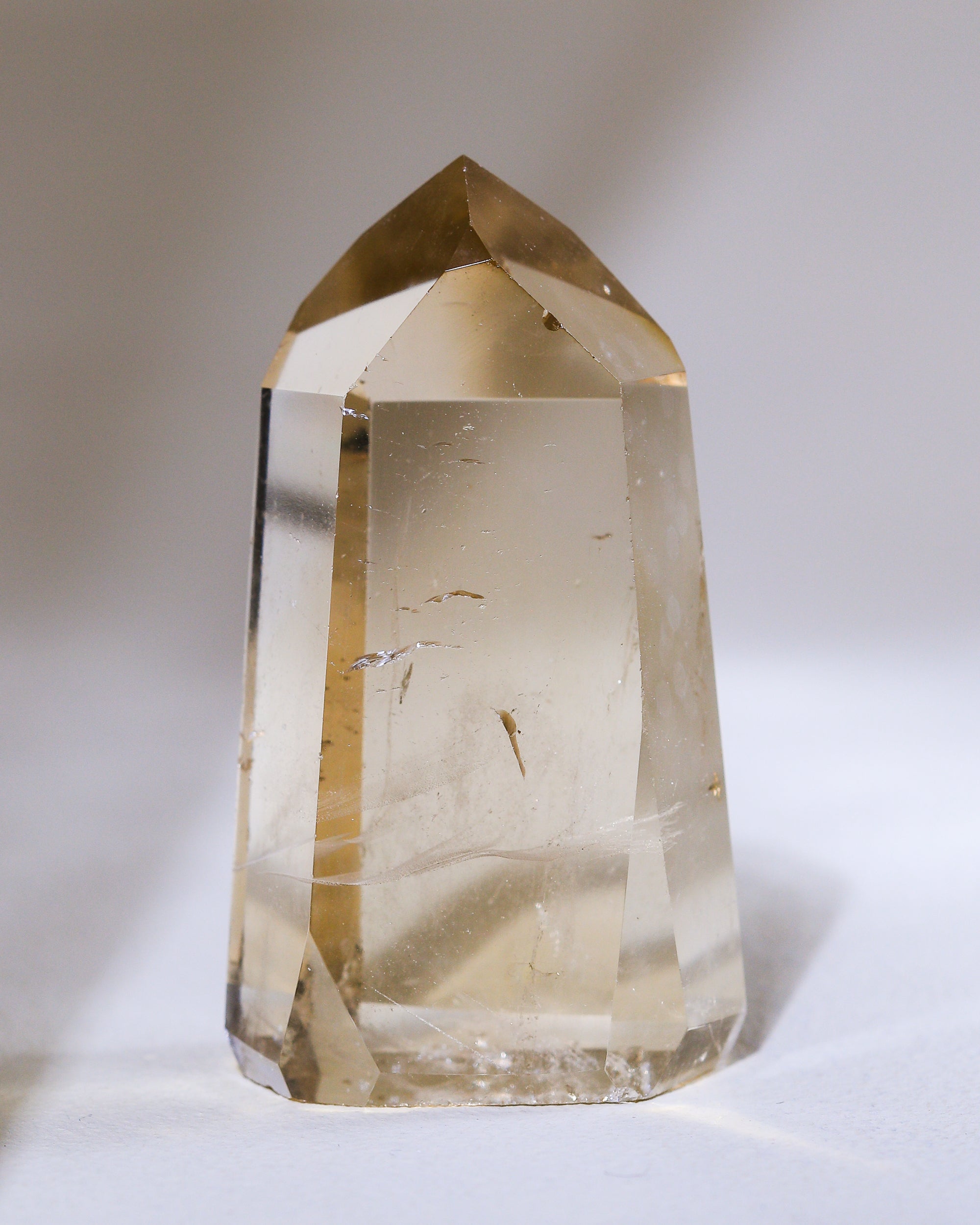 Citrin Spitze (Naturcitrin), Einzelstück