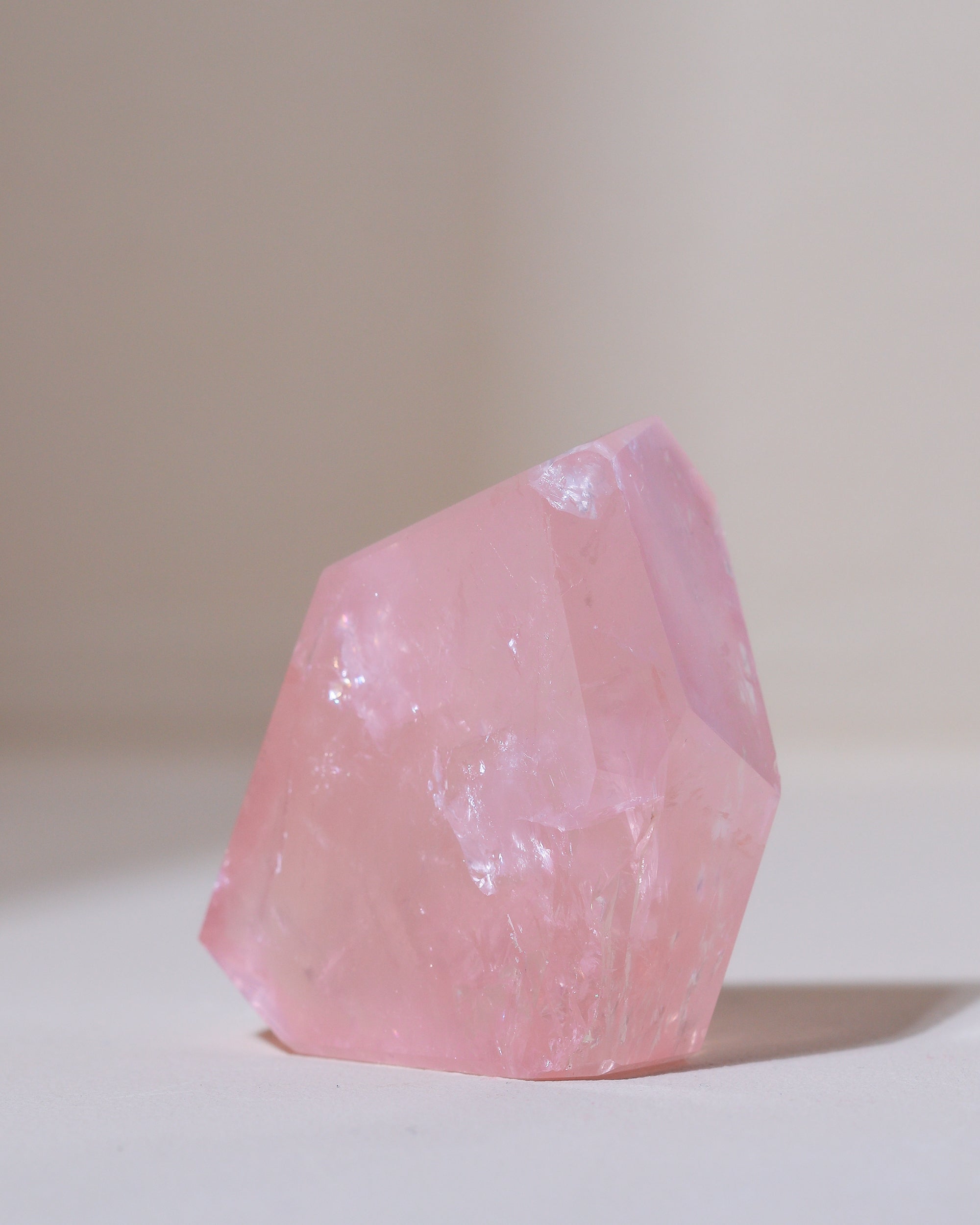 Rosenquarz Freiform ("Dream Rose Quartz"), Einzelstück