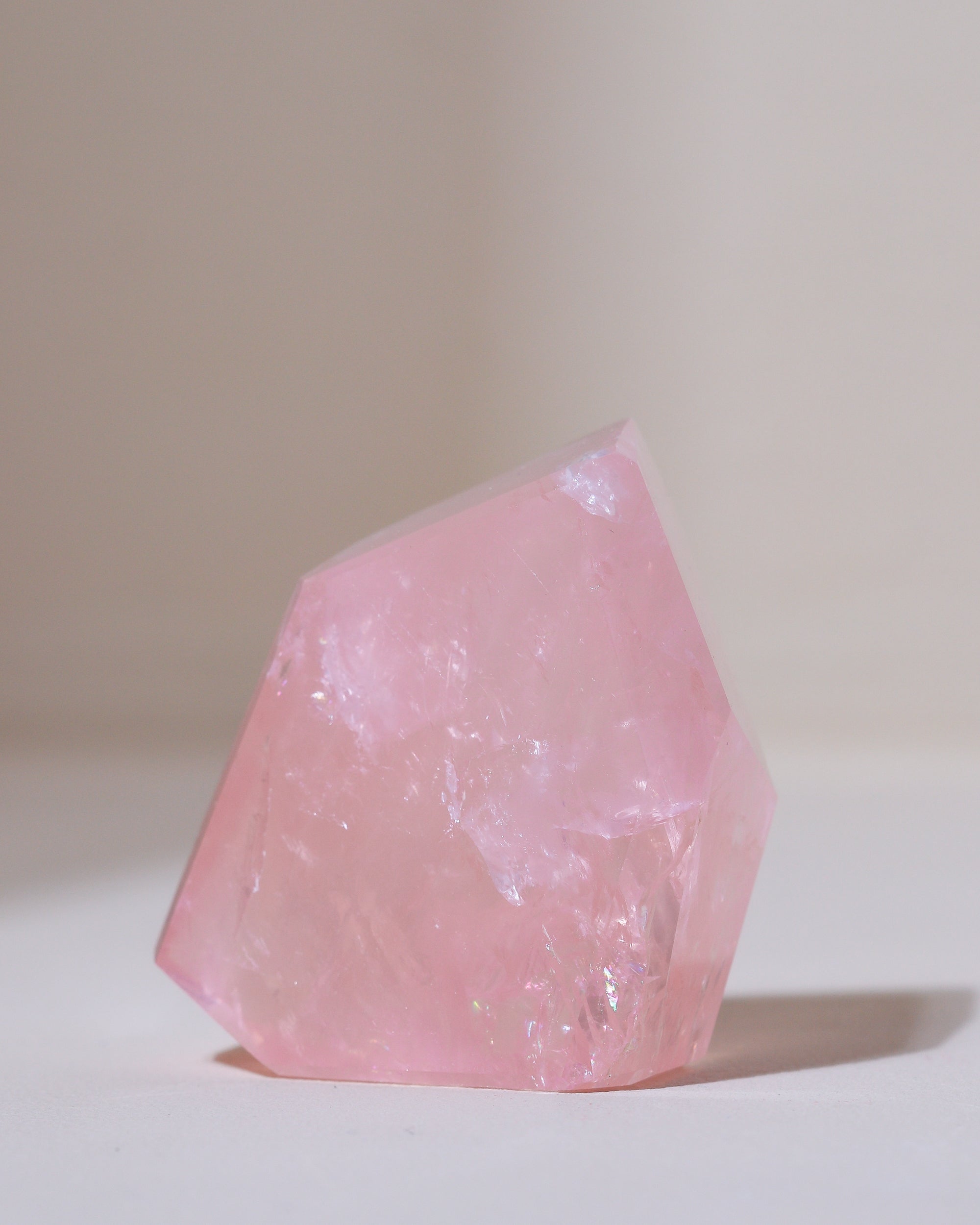 Rosenquarz Freiform ("Dream Rose Quartz"), Einzelstück