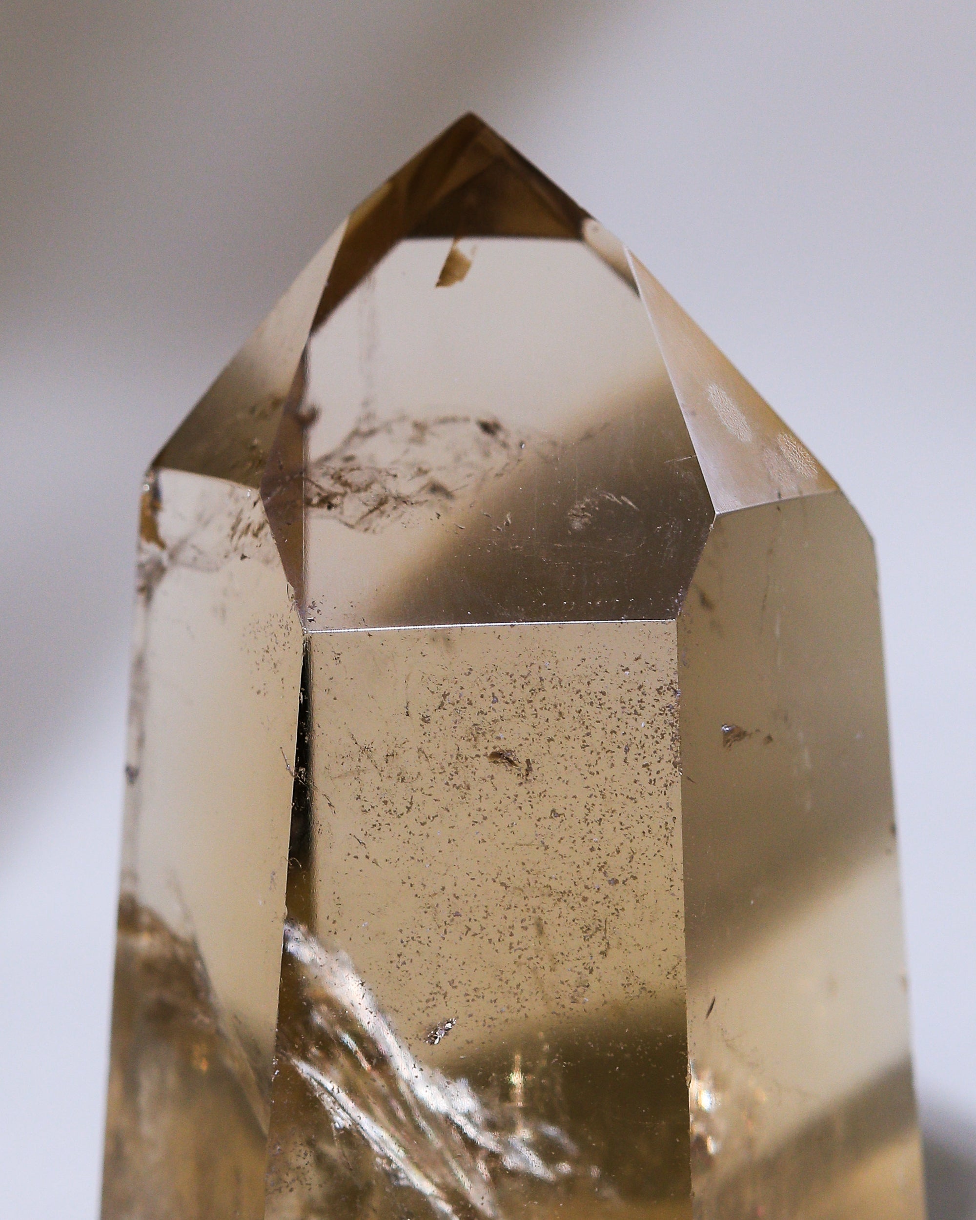 Citrin Spitze (Naturcitrin), Einzelstück