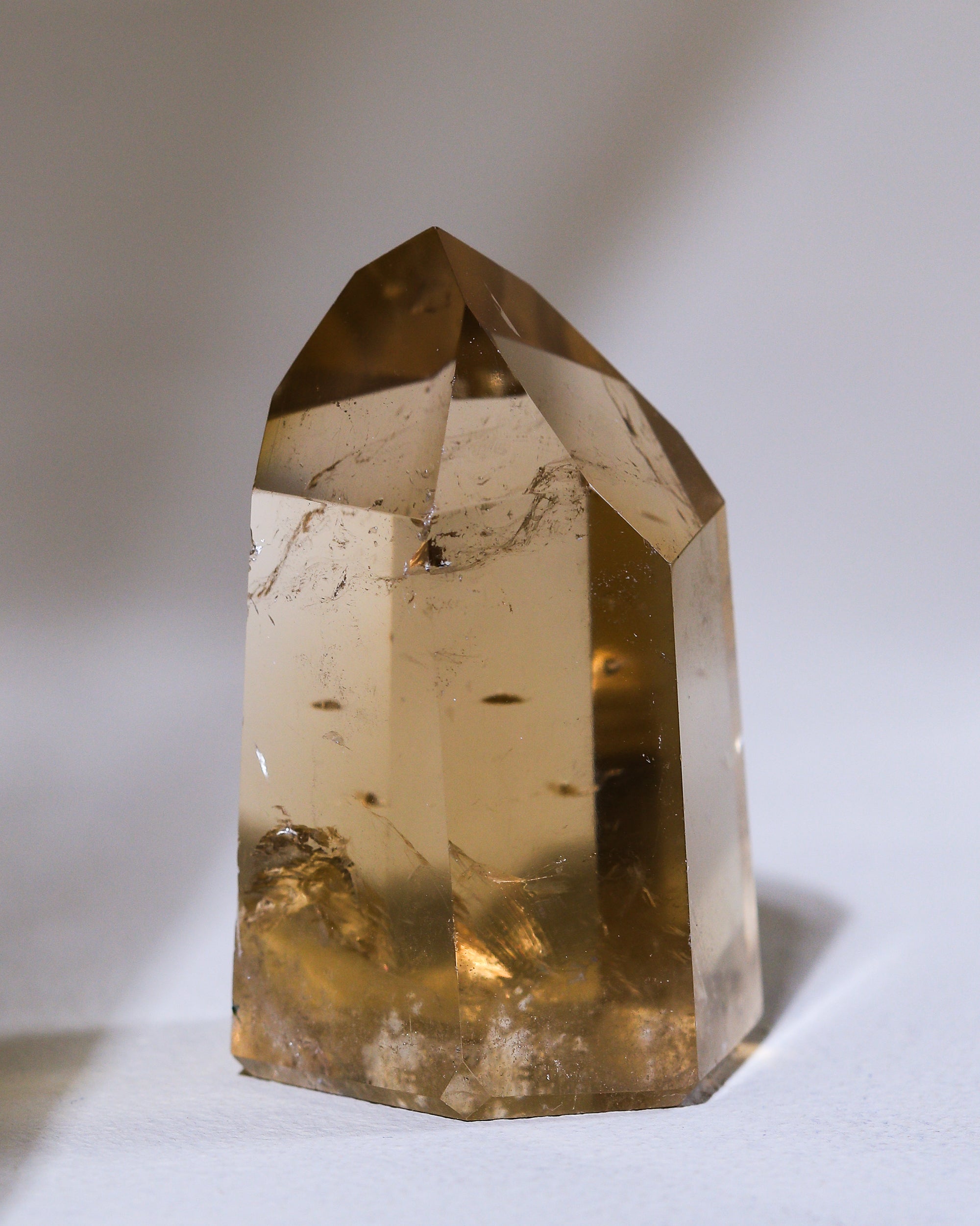 Citrin Spitze (Naturcitrin), Einzelstück