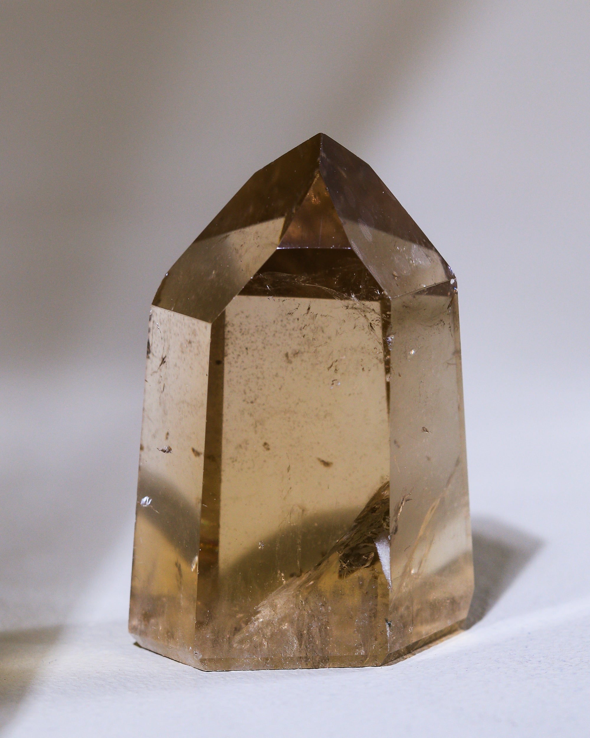 Citrin Spitze (Naturcitrin), Einzelstück