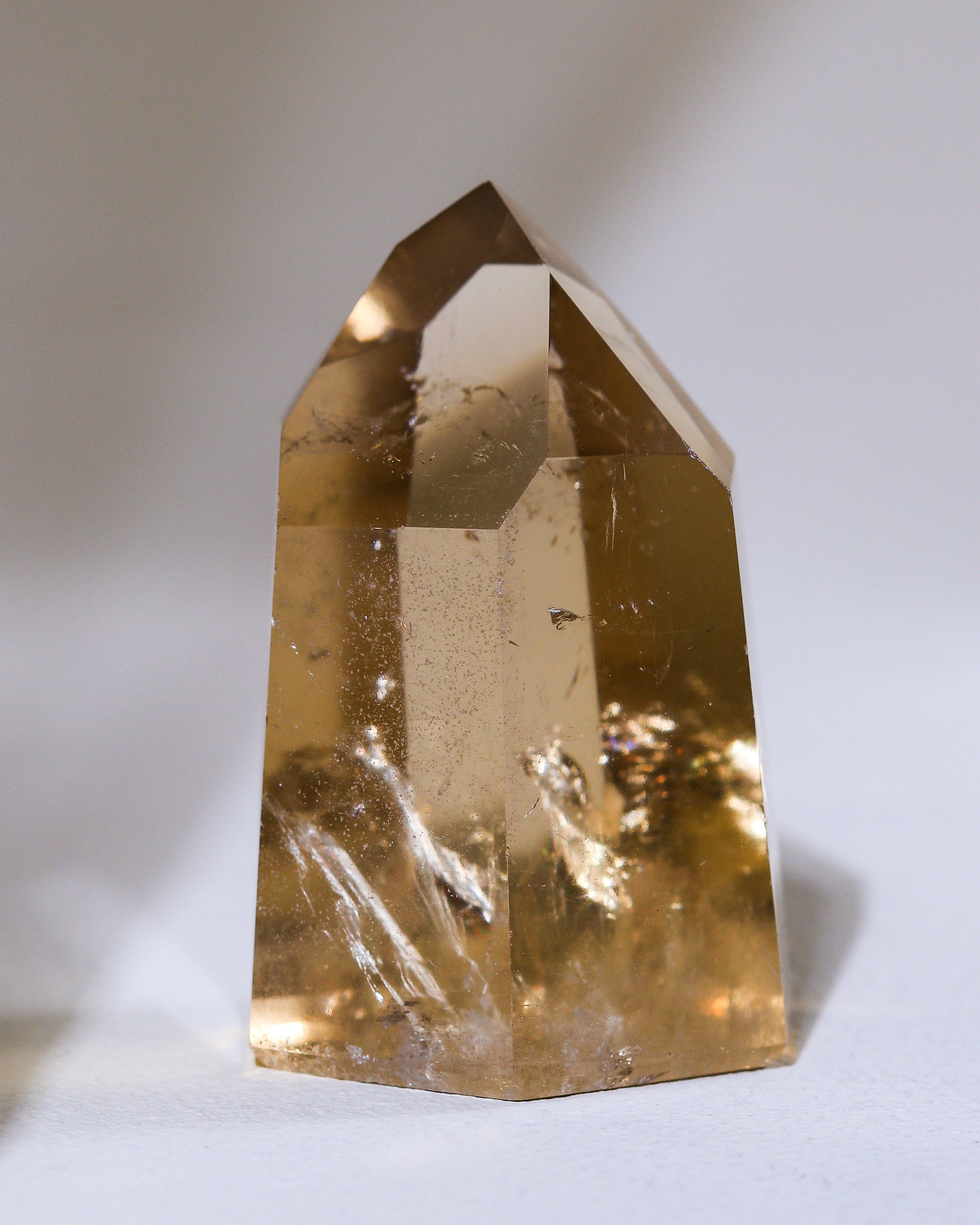 Citrin Spitze (Naturcitrin), Einzelstück