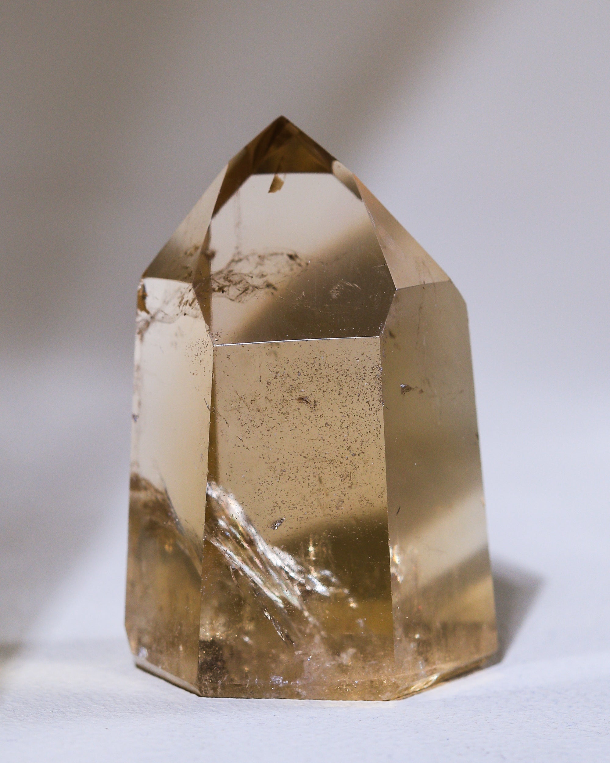 Citrin Spitze (Naturcitrin), Einzelstück