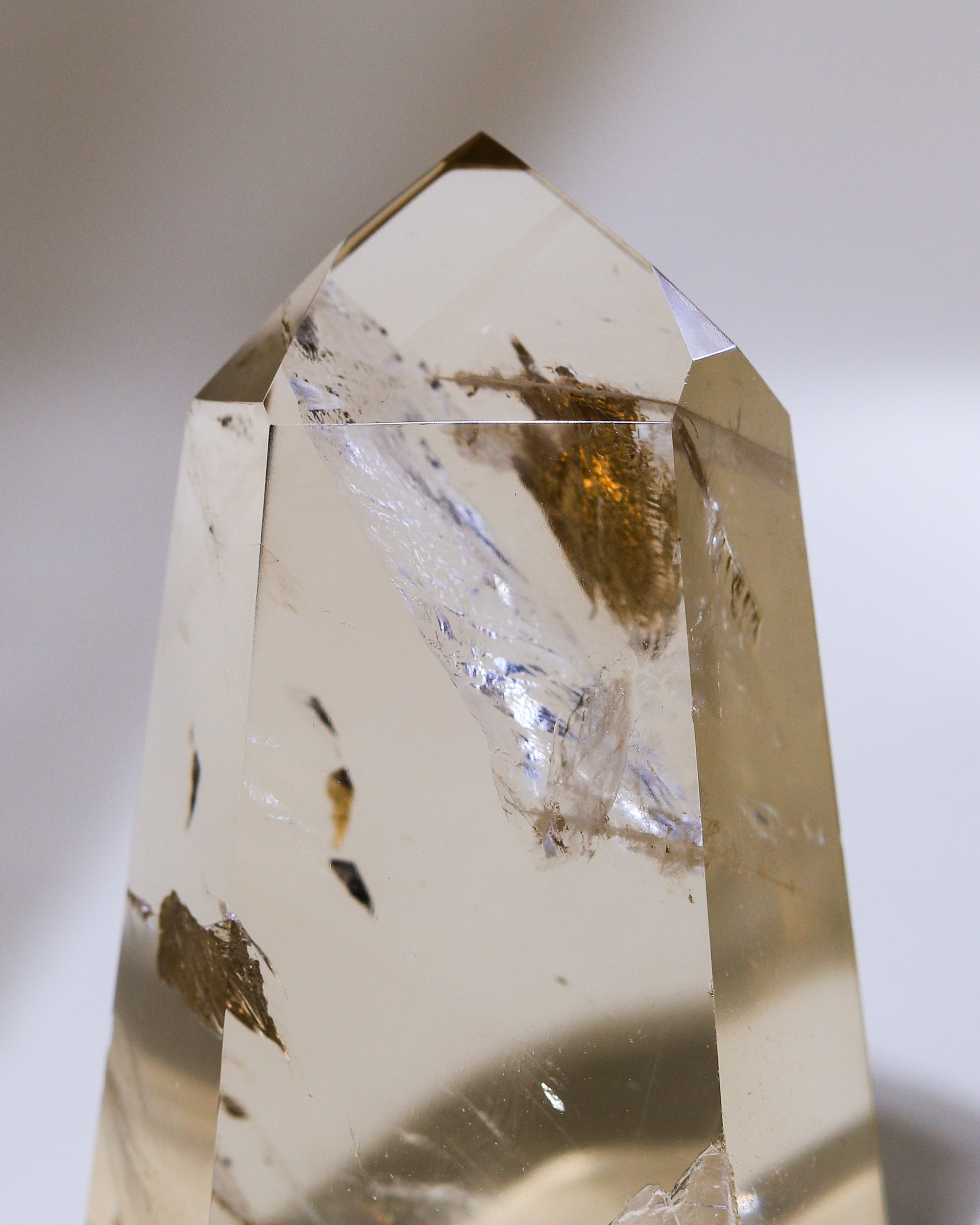 Citrin Spitze (Naturcitrin), Einzelstück