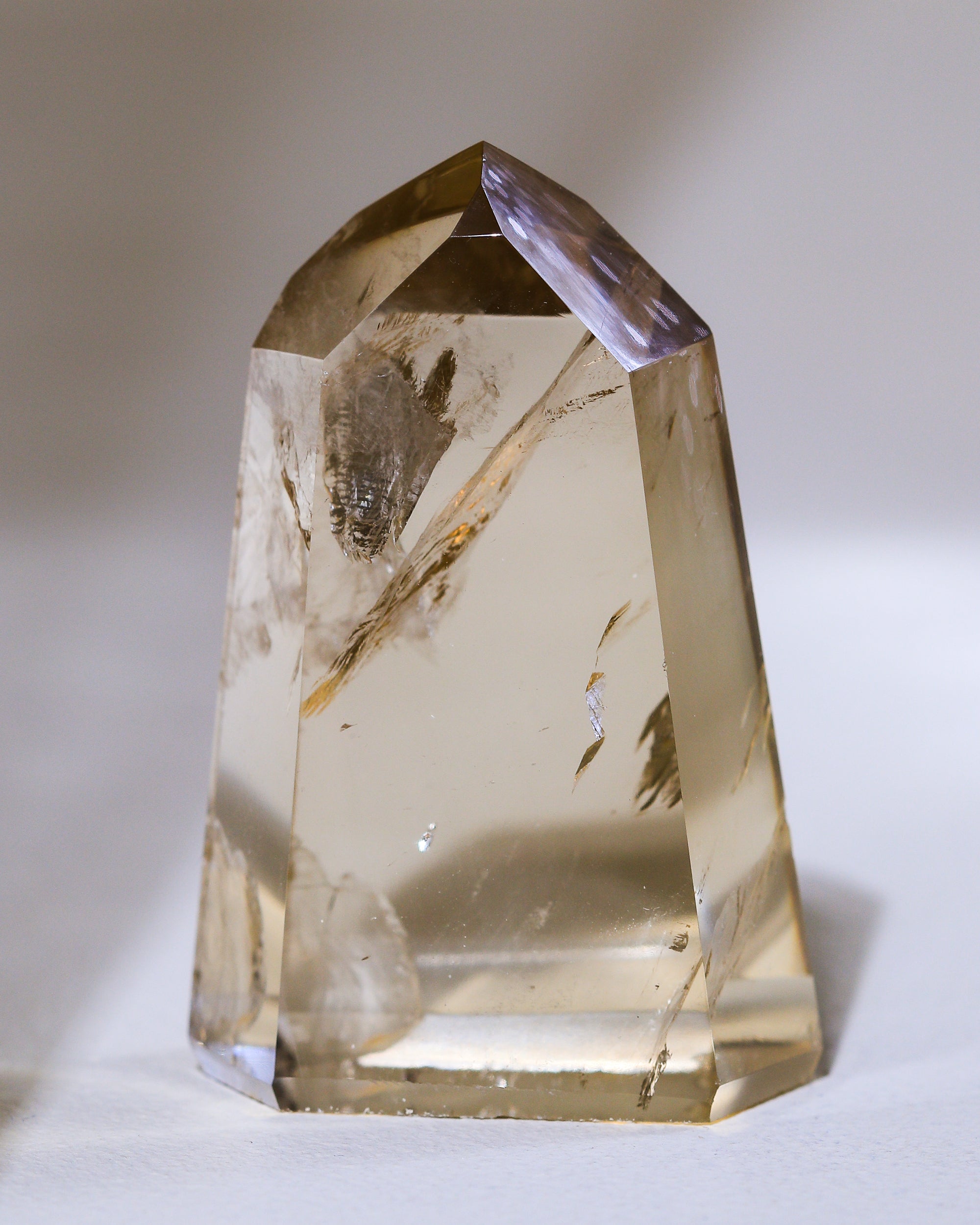 Citrin Spitze (Naturcitrin), Einzelstück