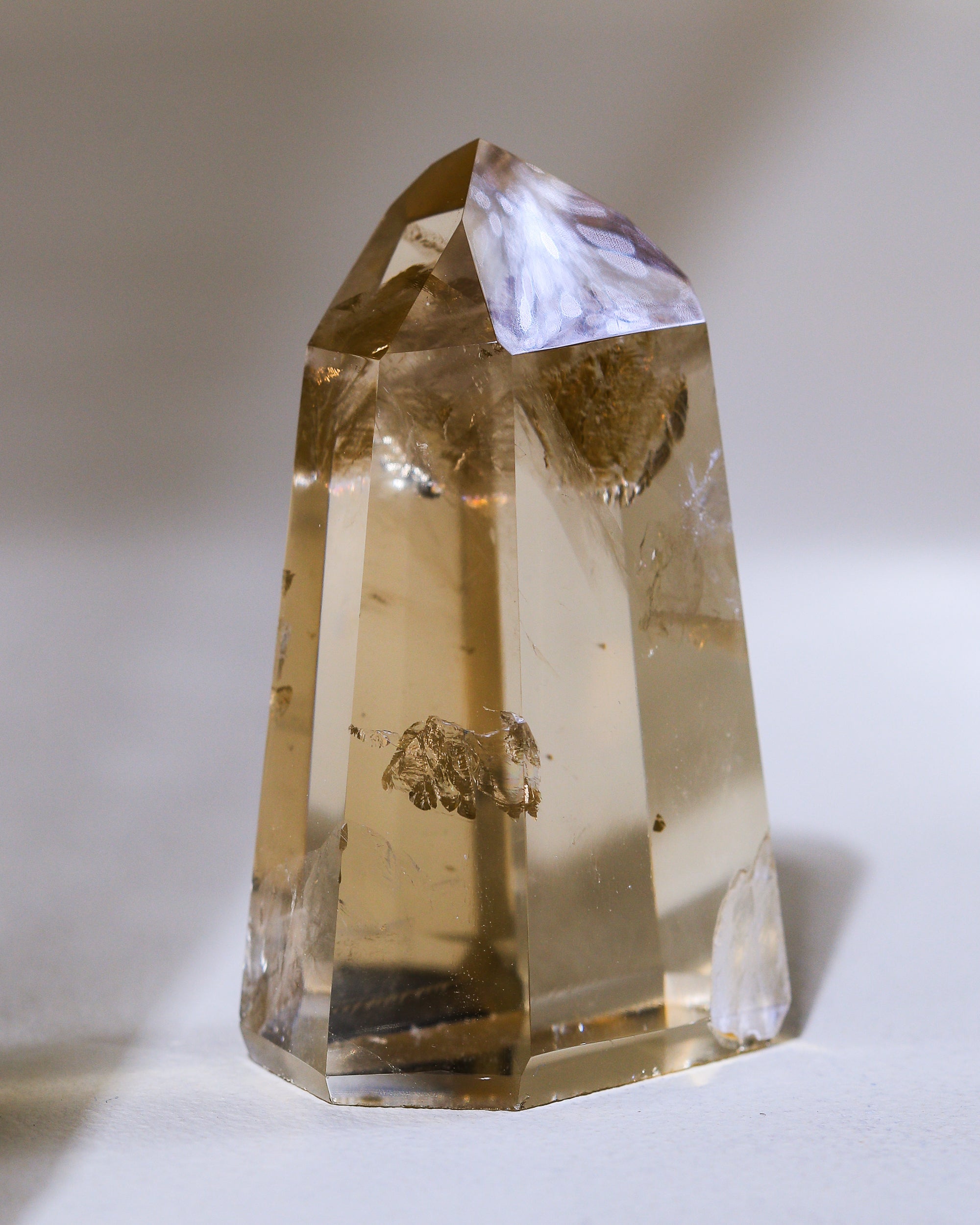 Citrin Spitze (Naturcitrin), Einzelstück